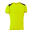 Camisola de corrida de manga curta para homem Asioka Volga Amarelo.Respirável