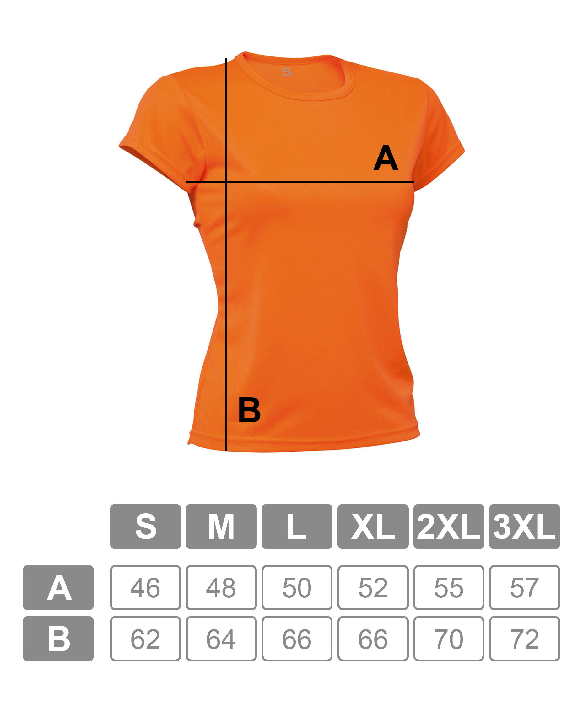 Camiseta Running Manga Corta para Niña Asioka PO Naranja.Transpirable 7/7