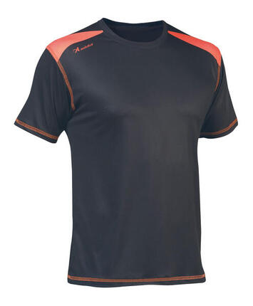 Camiseta Running Manga Corta Hombre Asioka Volga Amarillo Flúor.Transpirable