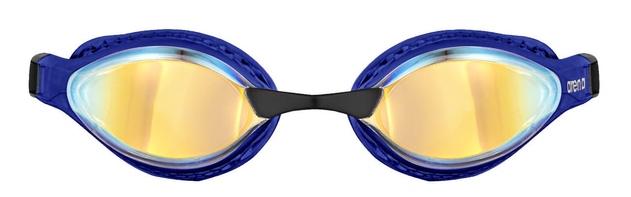 Lunettes de natation Arena Airspeed Mirror Jaune Cuivre/Bleu 2/7