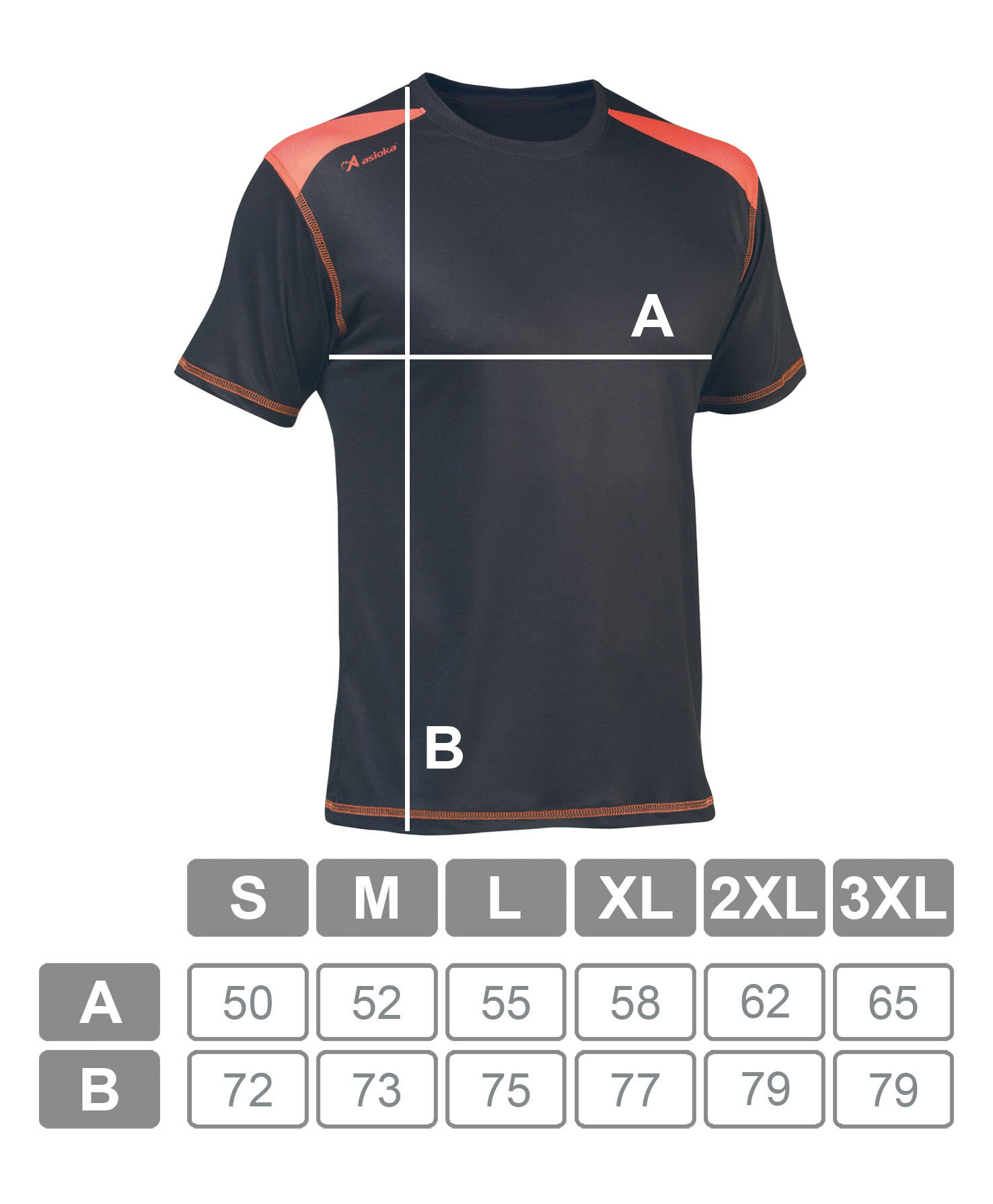 Camiseta Running Manga Corta Hombre Asioka Volga Marengo.Transpirable 5/7