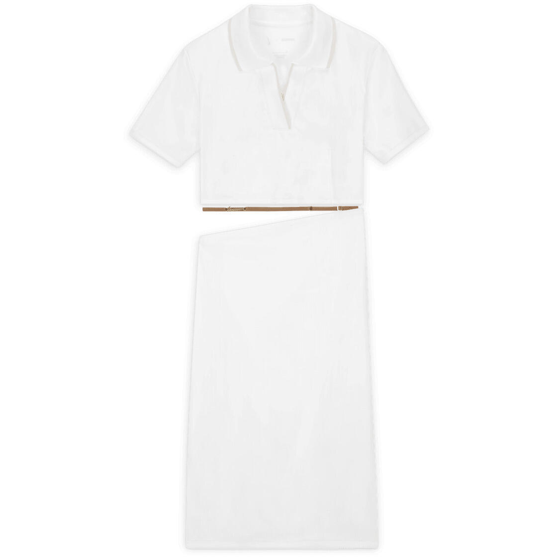 Robe Nike Wmns Jacquemus Nrg Dri-fit Eu Dress, Blanc, Femmes 3/4