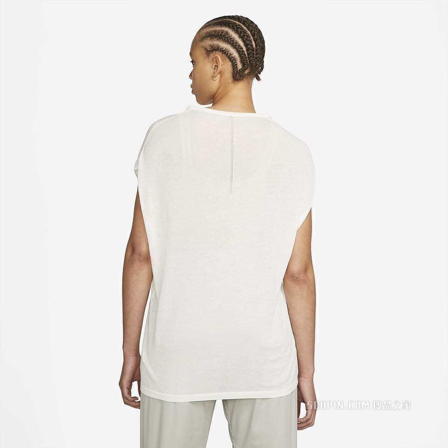 Canottiera Nike Wmns Esc Nigh Neck Tank DN4059 100, Bianca, Donne 2/5