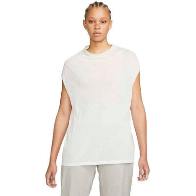 Onderhemd nike wmns esc nigh neck tank dn4059 100, wit, dames