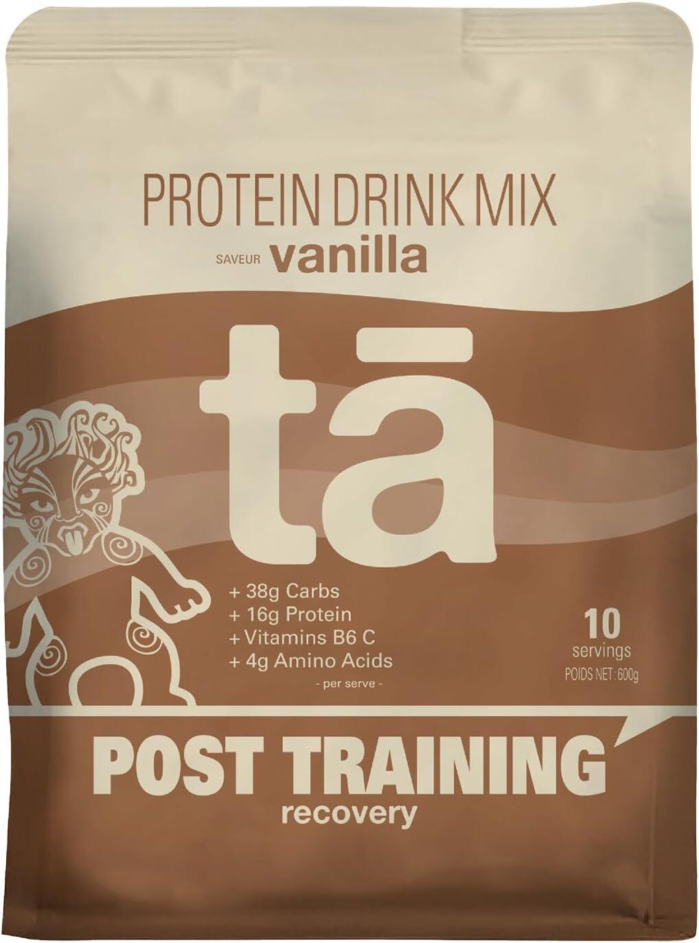 TA ENERGY Bebida de recuperação – Hidratos de carbono 38 g, Proteínas 16 g – 600 g