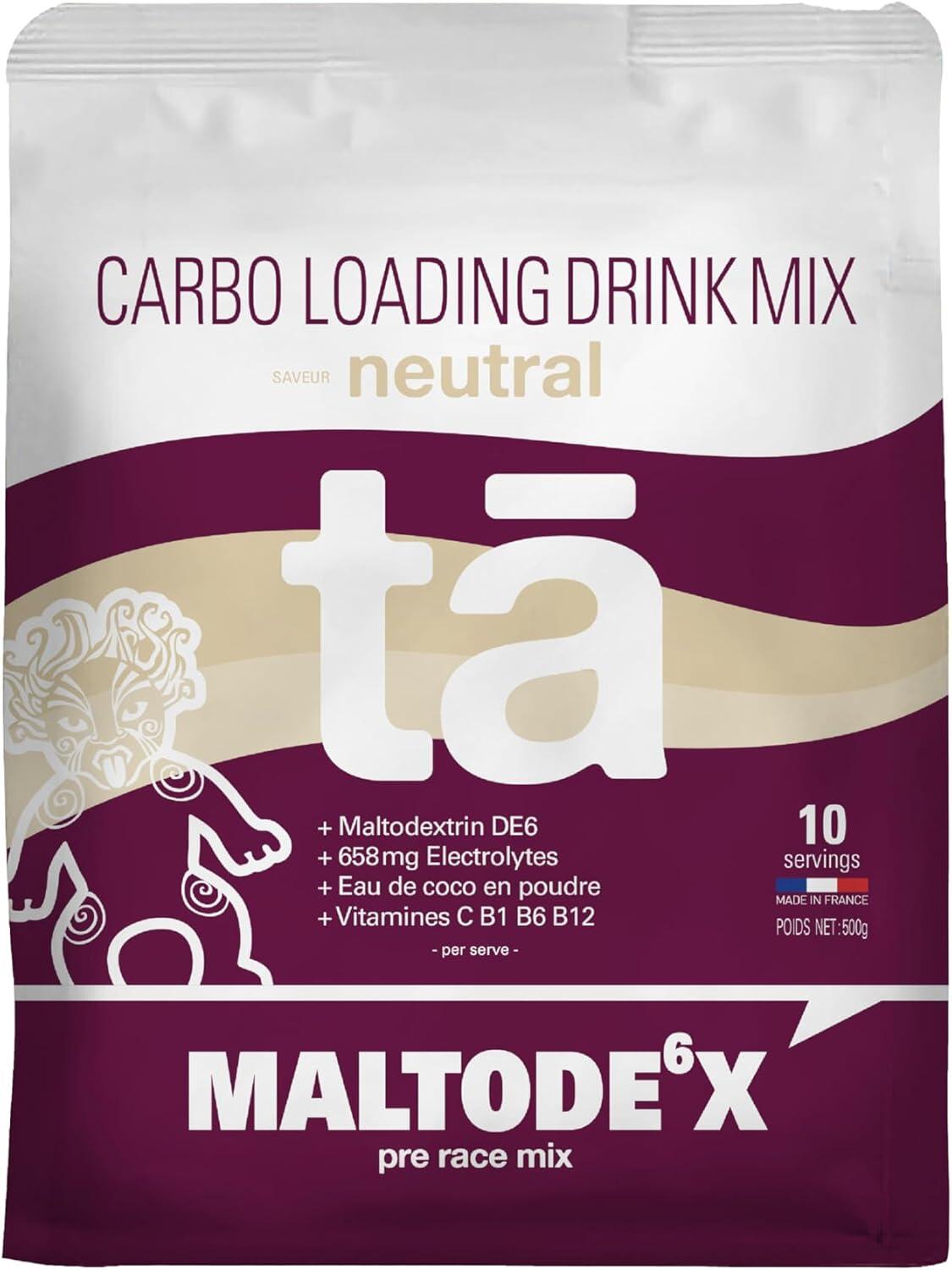 TA ENERGY Malto DE6 – Ideale per maratone e ultratrail – 45 g di carboidrati