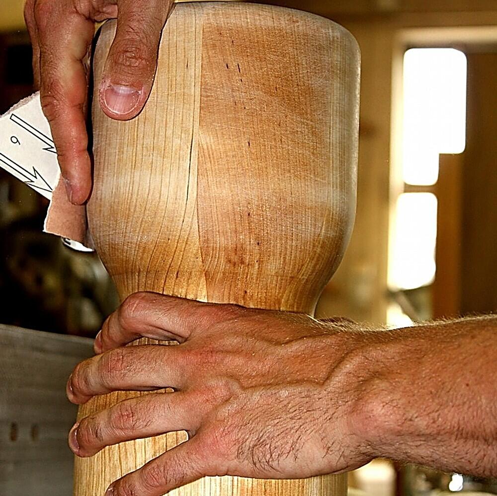 Pflegeset 3-teilig für Holzprodukte schleifen & ölen - ROLLHOLZ 5/5