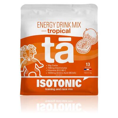 Isotone drank – koolhydraten 35 g. elektrolyten 706 mg. bcaa – 520 g