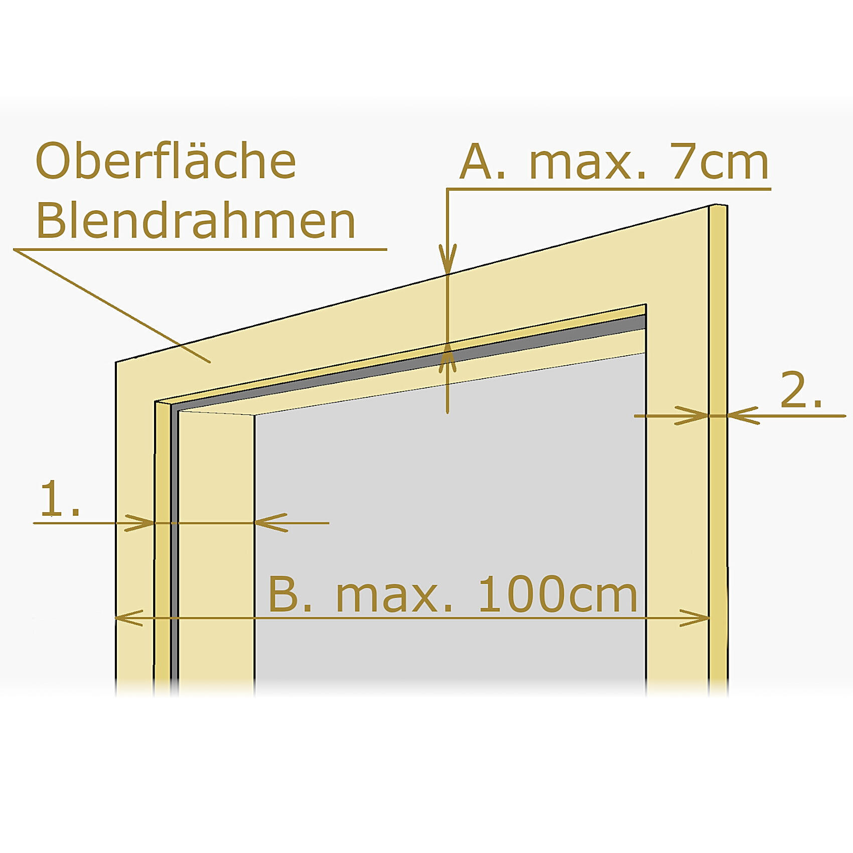 Klimmzugstange aus Holz für Türrahmen Größe 3 Ohne Bohren & Schrauben - ROLLHOLZ 2/7