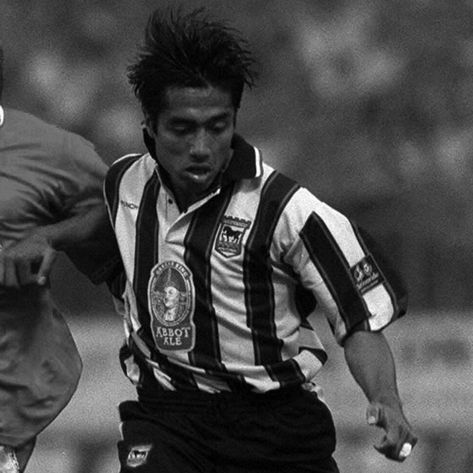 Koszulka retro piłkarska dla dorosłych - Ipswich Town FC 1997-98 Goście - Czarny