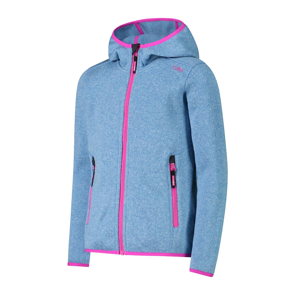 CMP Mädchen Fleece Jacke Fix Hood 3H19825 3/3