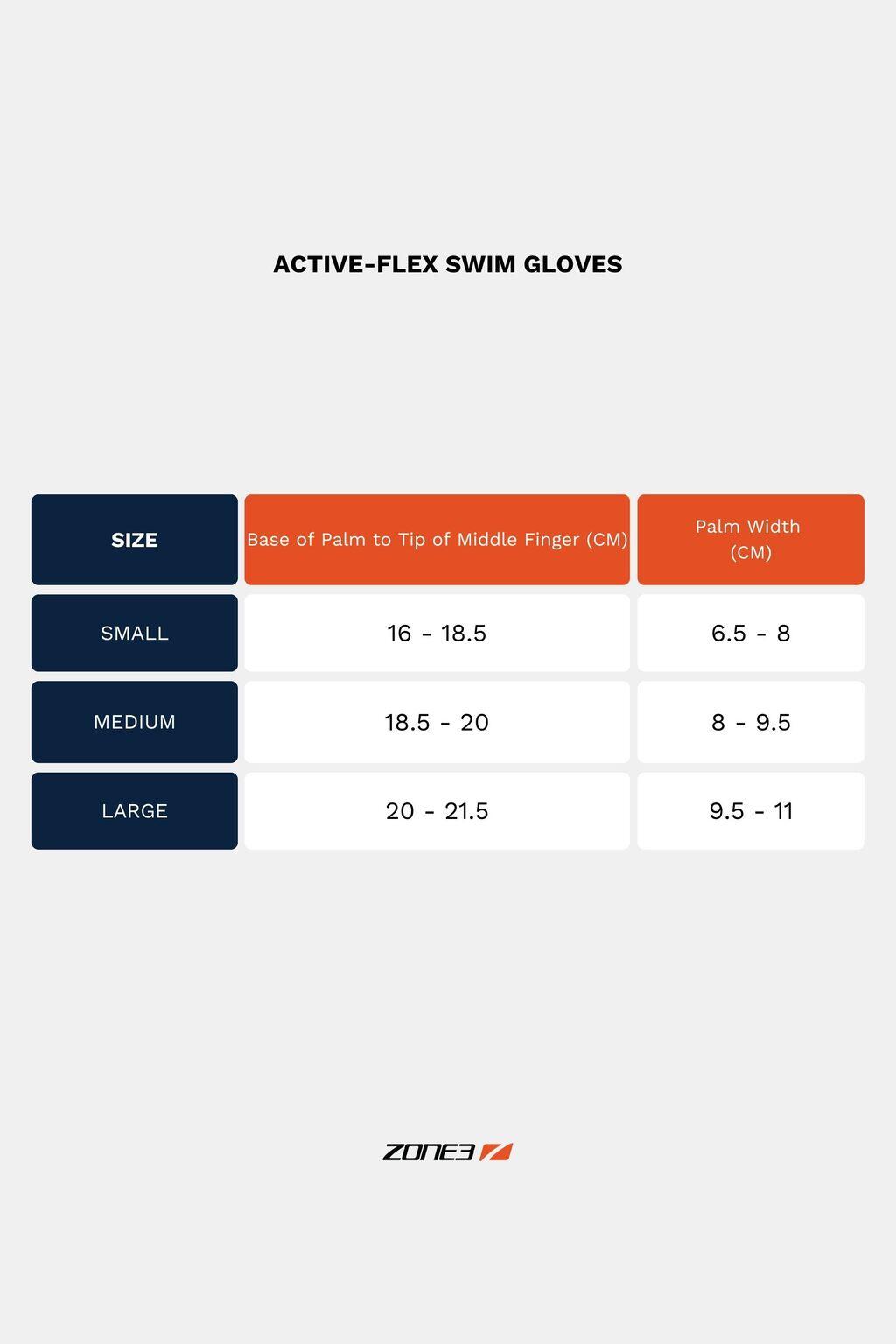 Gants de natation Zone3 Active-Flex 7/7