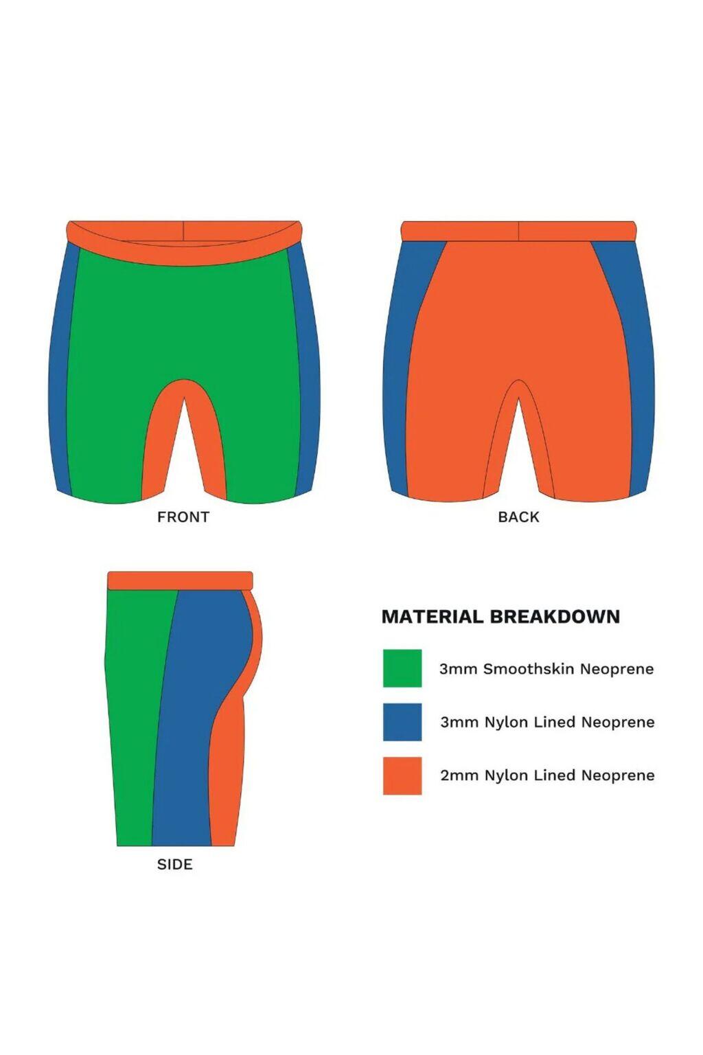 Unisex Active-Flex Buoyancy Shorts For Swim Training 3/5