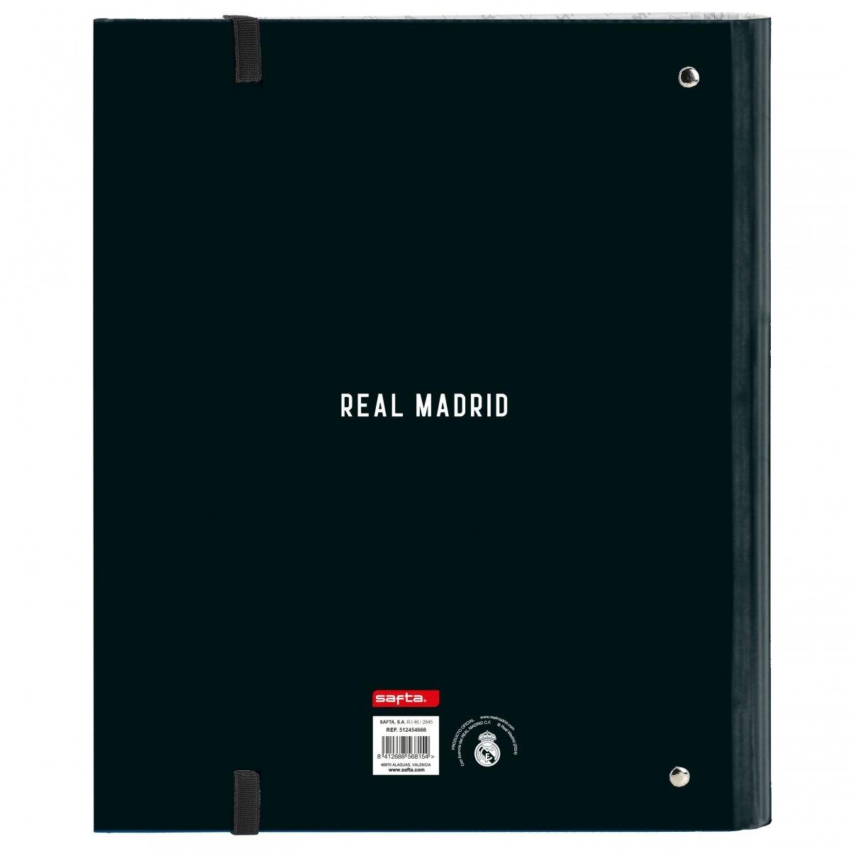 Notes trenerski Real Madryt segregator A4 rings binder czarny