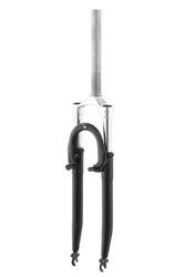 Fourche suspendue MODE 28" 1-1/8 noire, débattement 63 mm