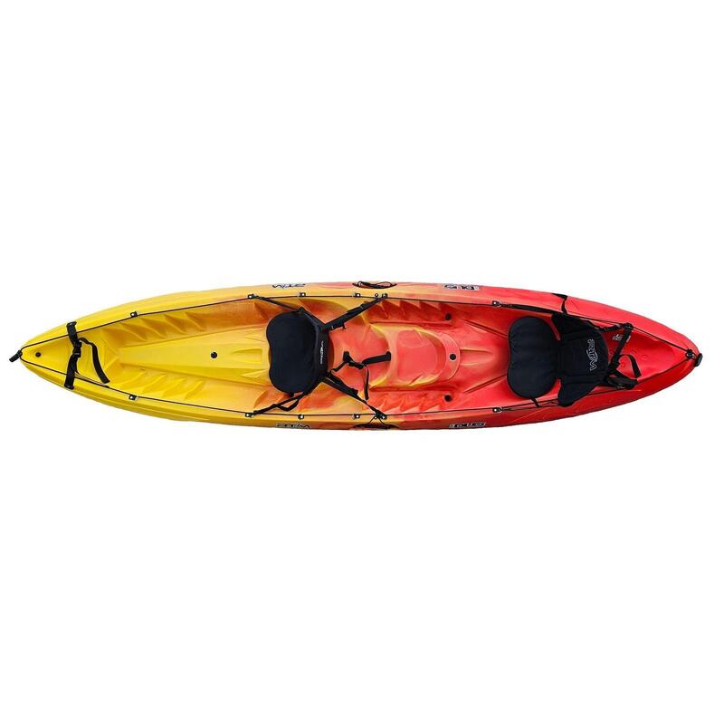 Kajak dwuosobowy sit on top do pływania Rotomod Ocean Duo Pack zestaw