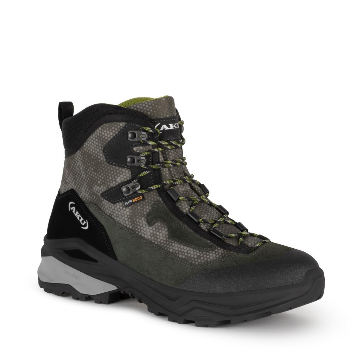 Aku - Chaussures De Sport De Randonnée Pour Hommes Aku Adapta Gore-tex Résistantes - Chaussures De Sport - Noir|vert - Decathlon
