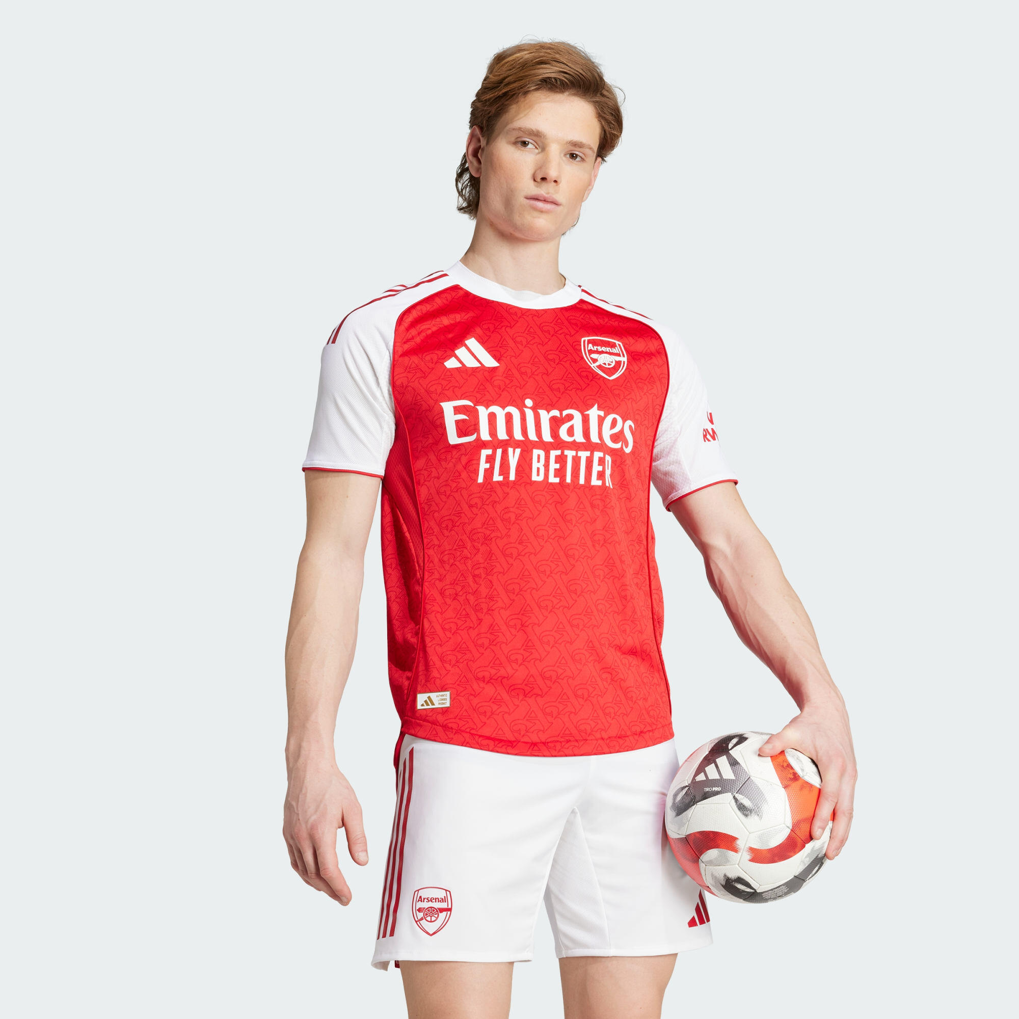 Adidas - Maillot Domicile Arsenal 25/26 Authentique - Maillot Manches Courtes - Blanc|rouge - S - Decathlon