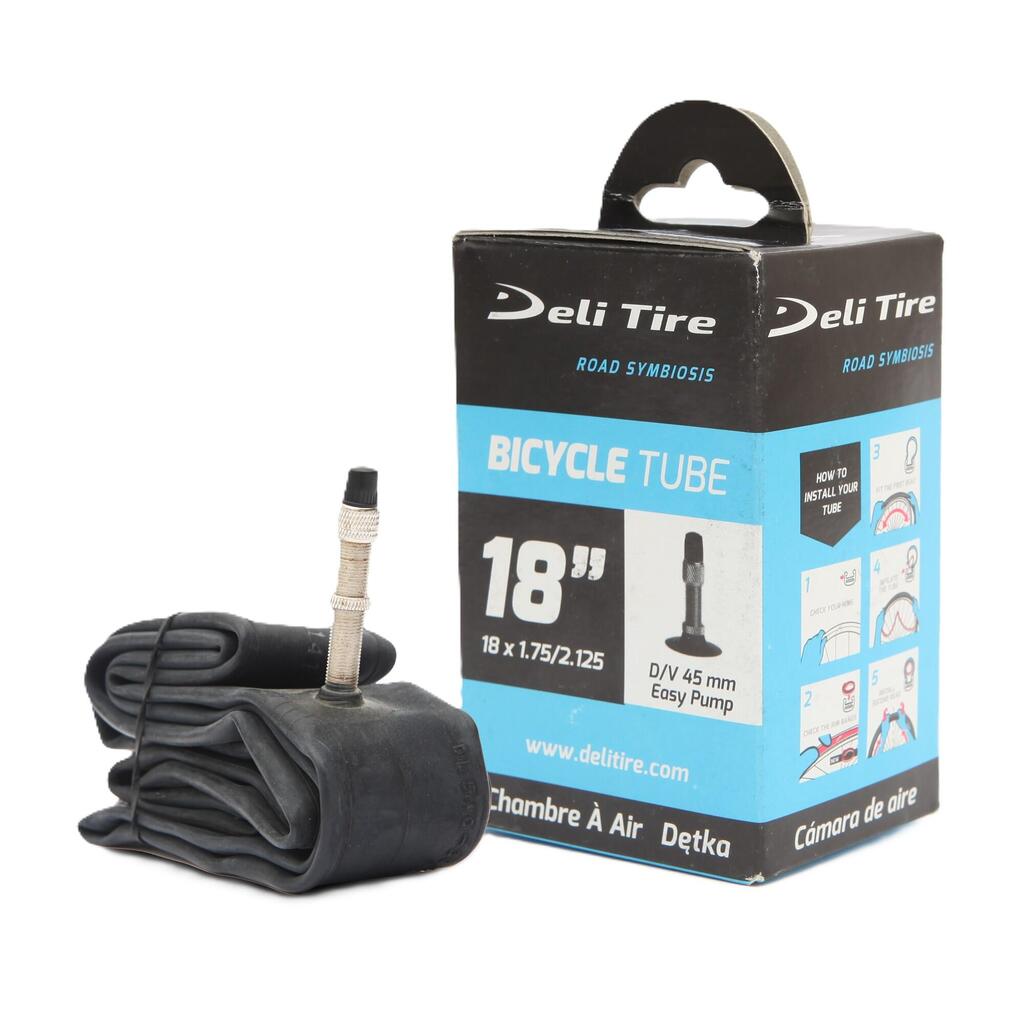 DELI TIRE Bicycle Tube 18×1.75/2.125 DV 45 mm