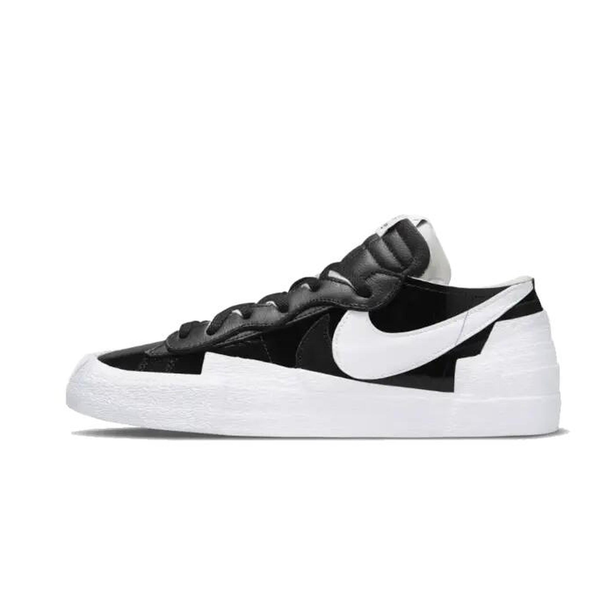 Nike - Blazer Low Sacai Black Patent - Baskets - Noir - Decathlon