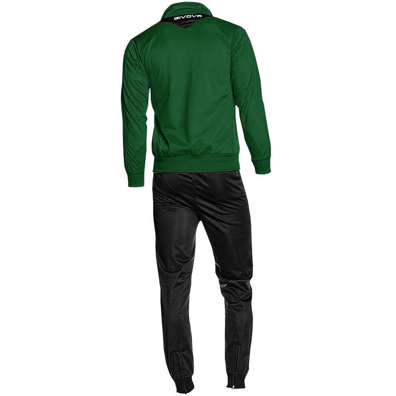 Tute complete uomo ( acetato-poliestere) givova verde/nero
