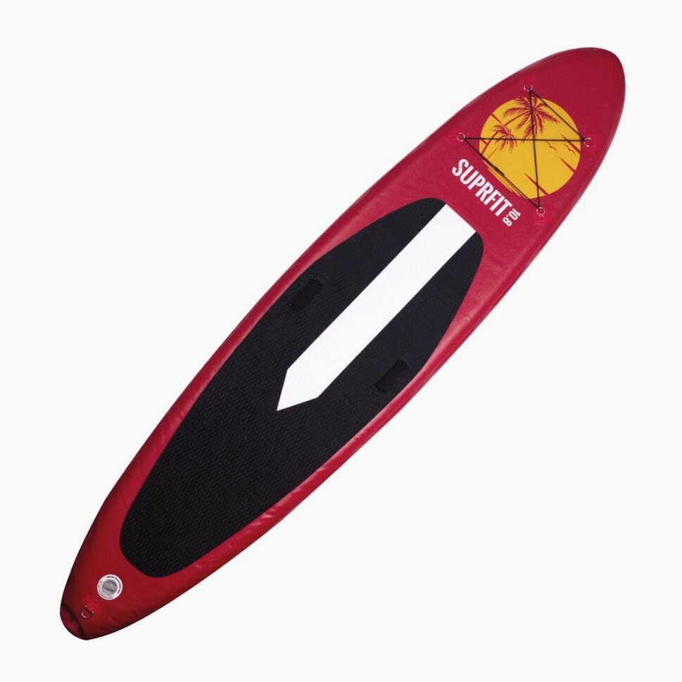 Zestaw deski SUP nadmuchiwanej - Touring Stand Up Paddle 10'8 Halia czerwony