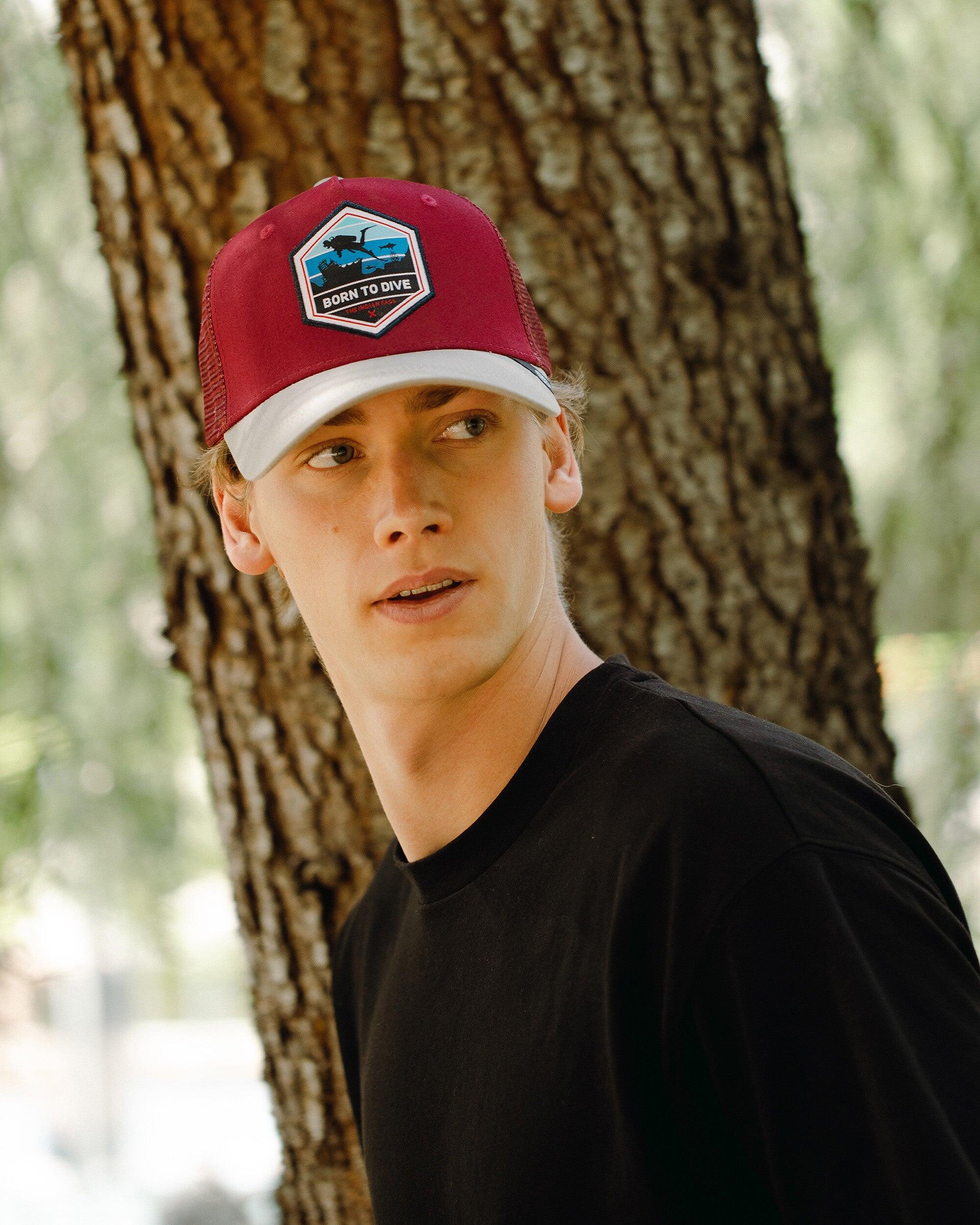 Unisex Outdoor Gorra Trucker Transpirable Ajustable Born to Dive 5/5