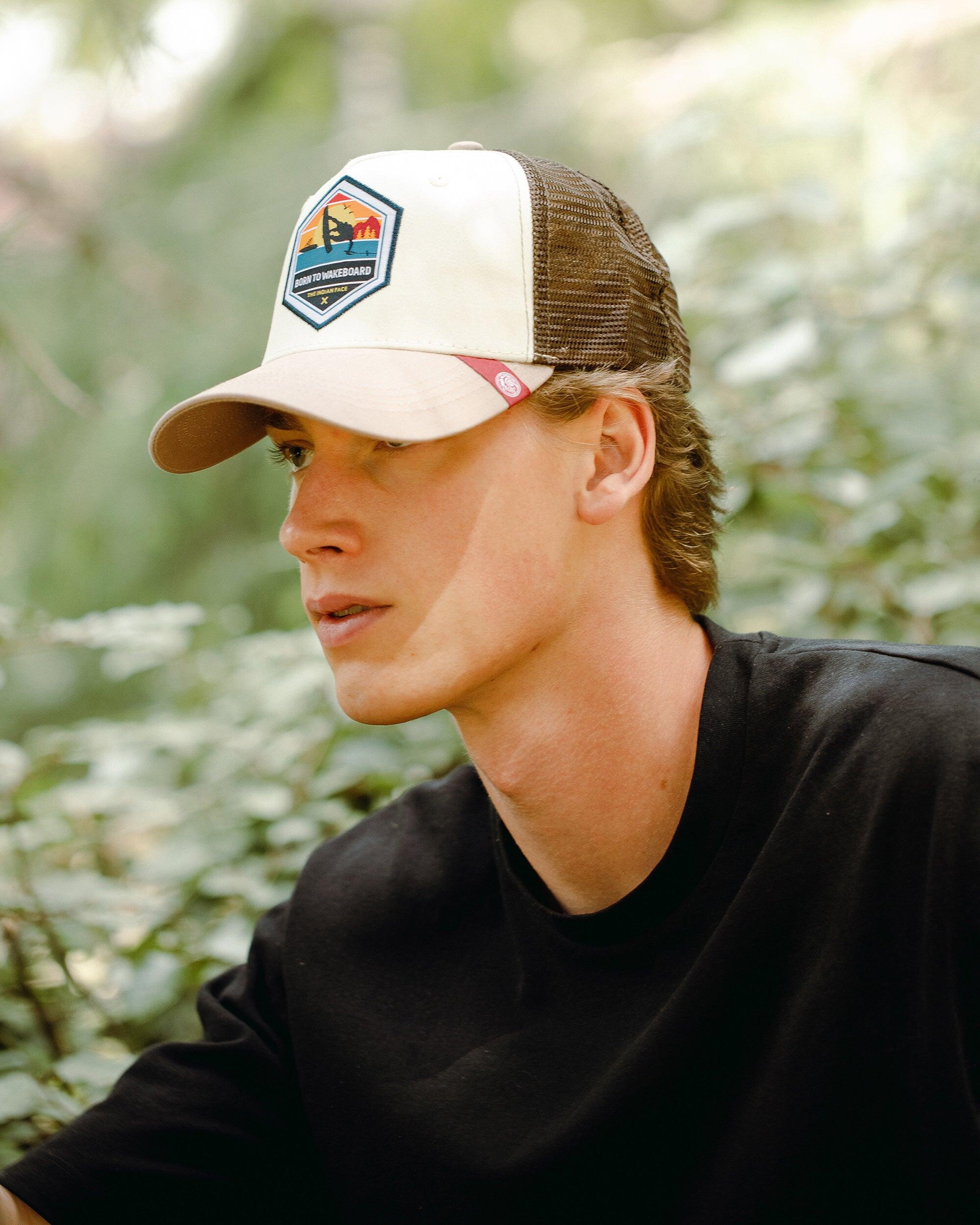 Unisex Outdoor Gorra Trucker Transpirable Ajustable Born to Wakeboard 5/5