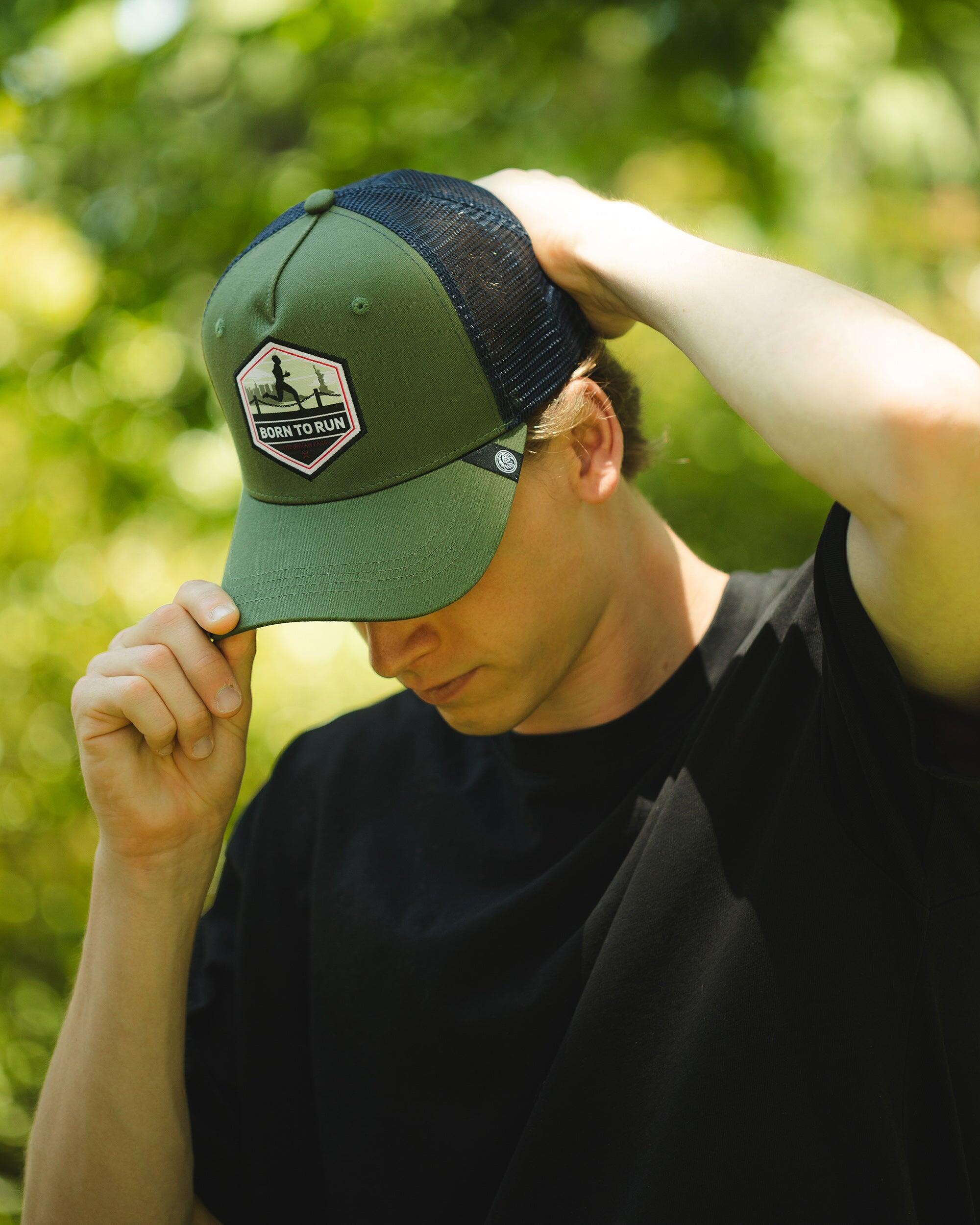 Unisex Outdoor Gorra Trucker Transpirable Ajustable Born to Run 5/5