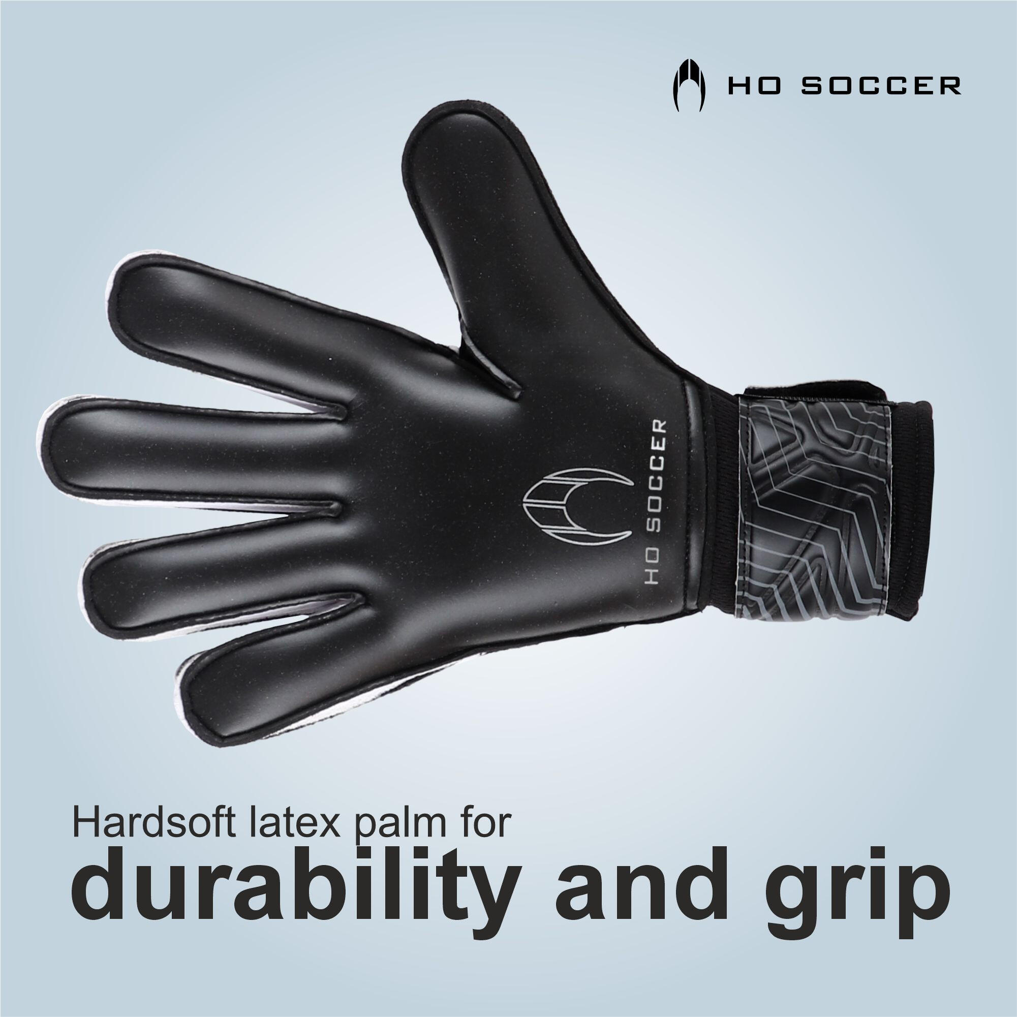 Guanti da portiere Ho Soccer Adulti Force Nero 3/7