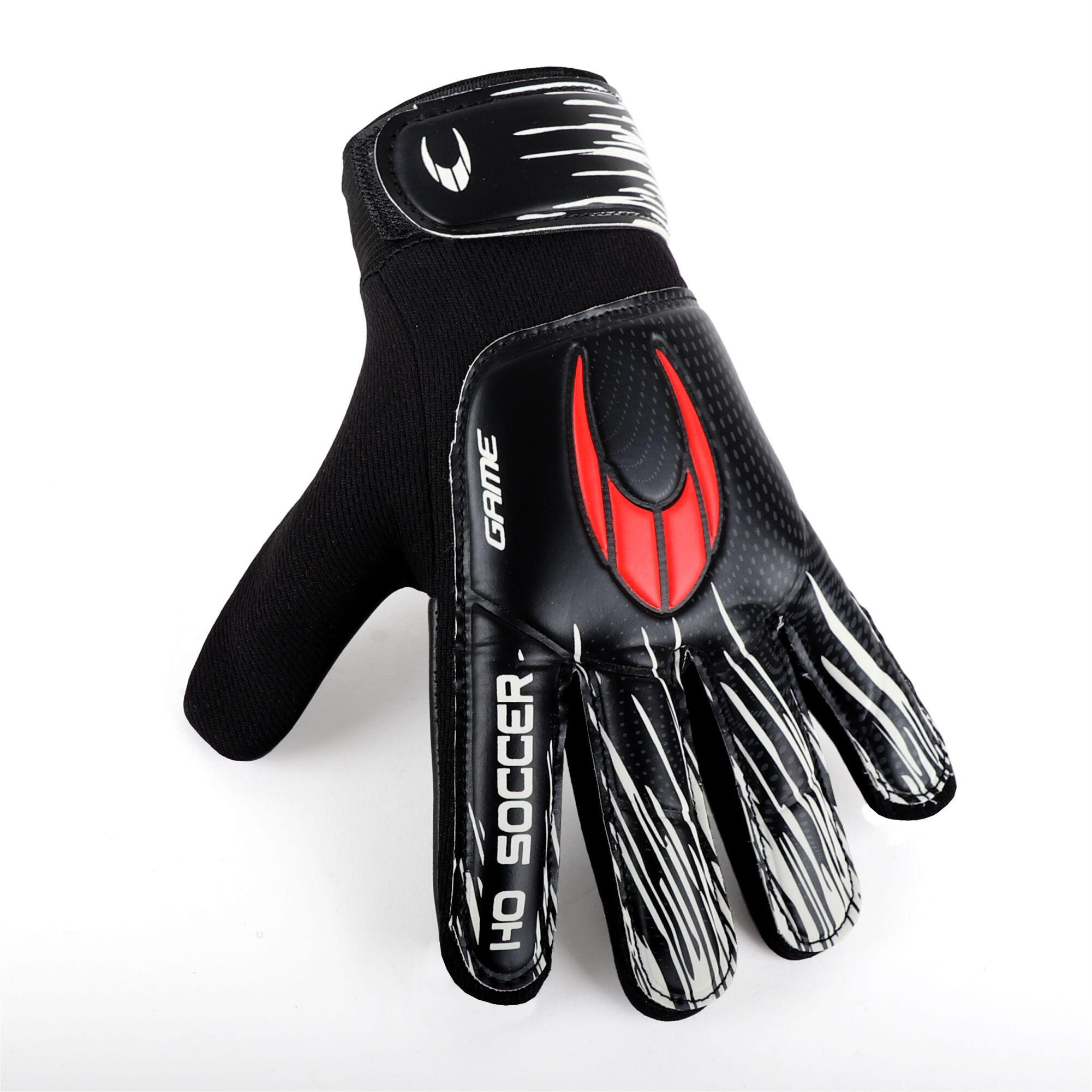Guanti da portiere Ho Soccer Bambino Game Nero 4/7
