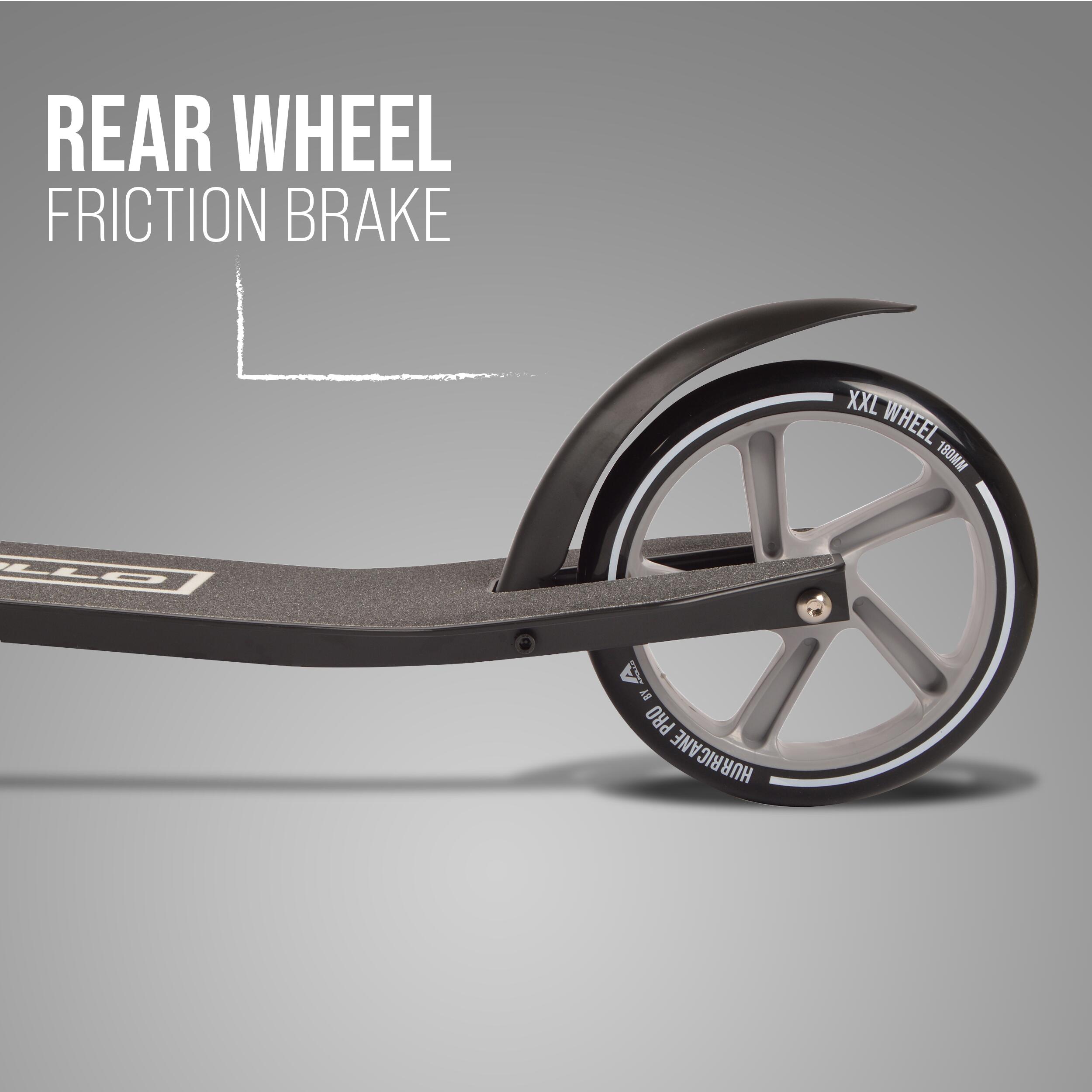 Scooter urbano 'Hurricane' con suspensión - Plateado 3/7