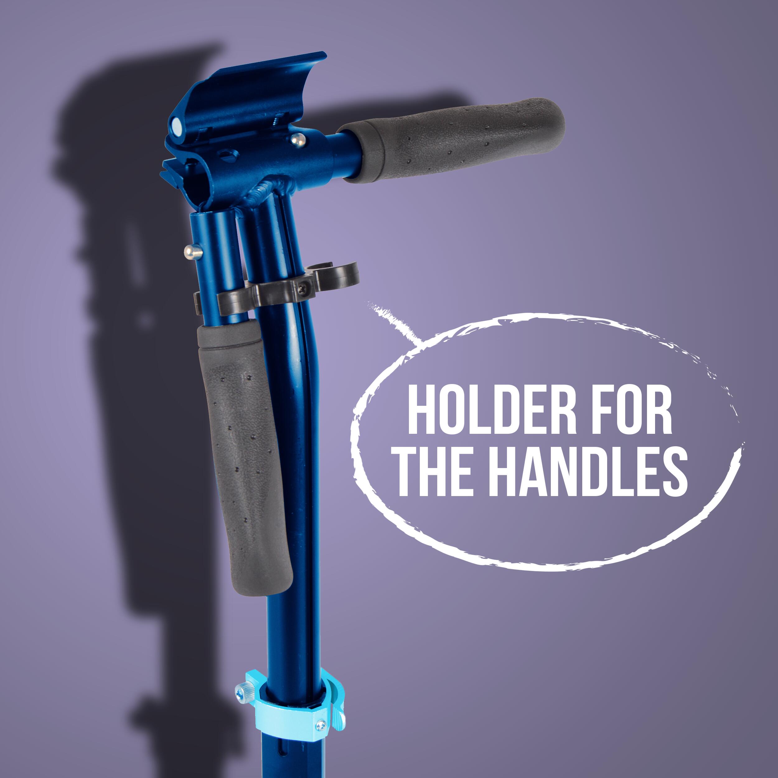 Trottinette urbaine 'Hurricane' avec suspension - Bleu/Multi 5/7