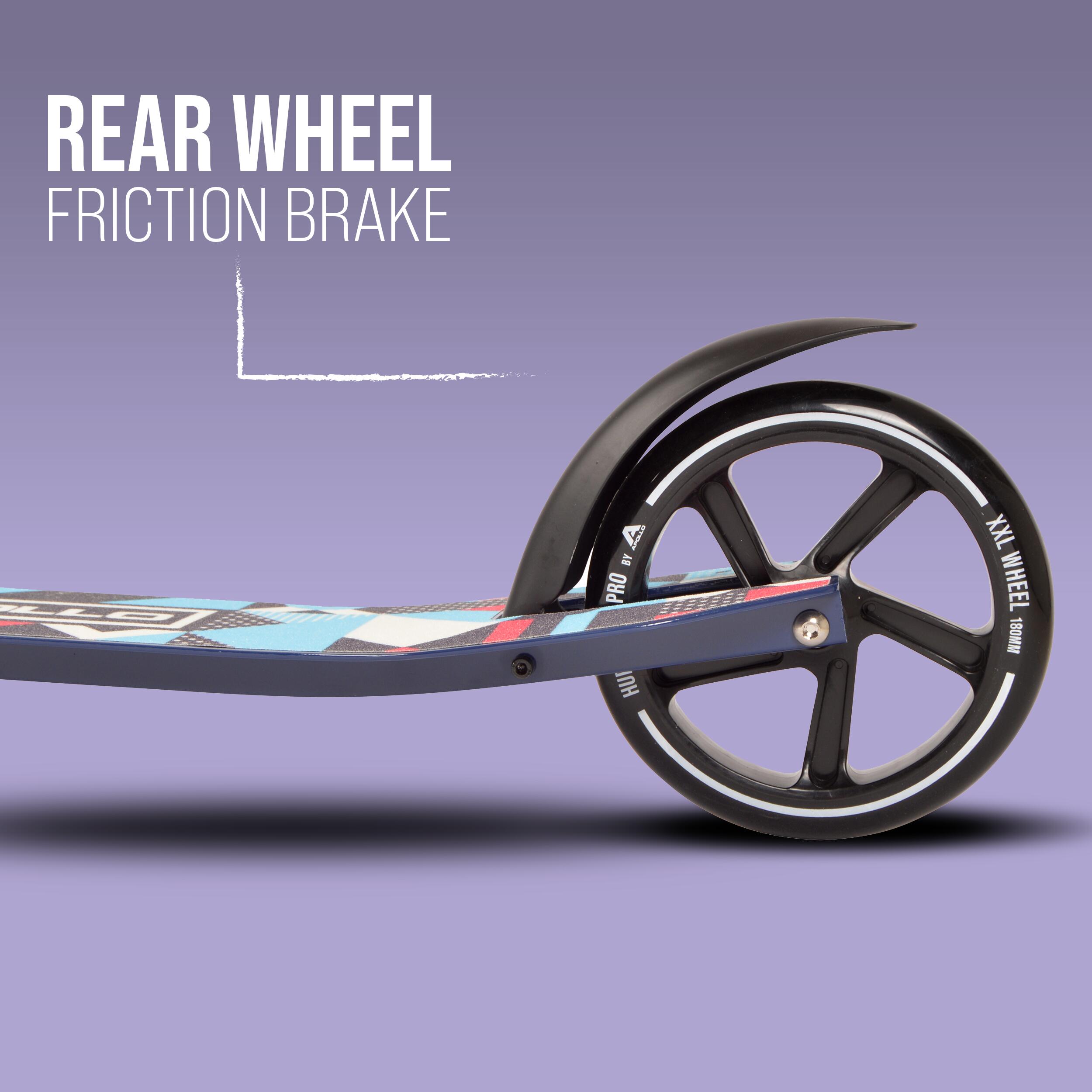 Trottinette urbaine 'Hurricane' avec suspension - Bleu/Multi 3/7