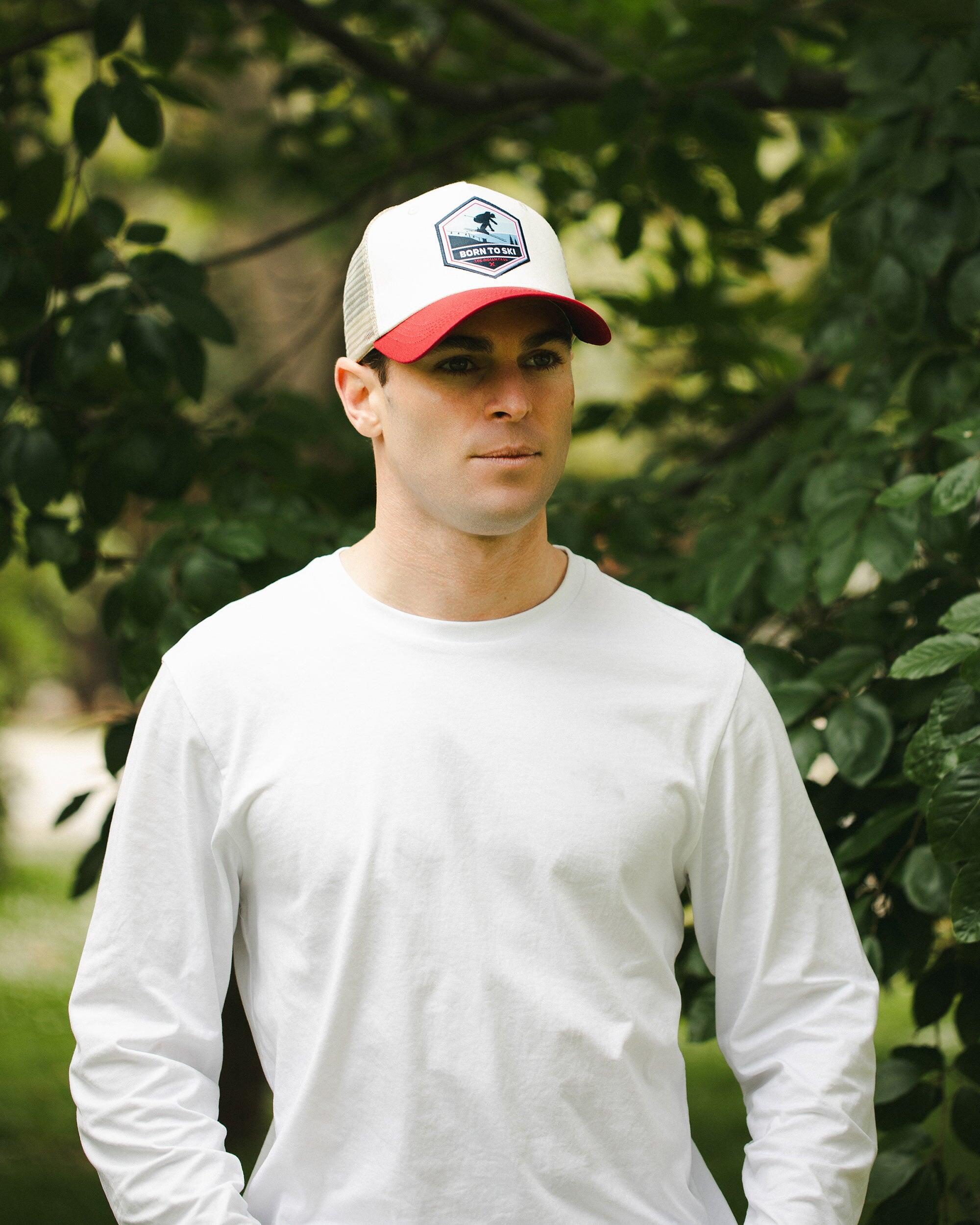 Unisex Outdoor Gorra Trucker Transpirable Ajustable Born to Ski 5/5
