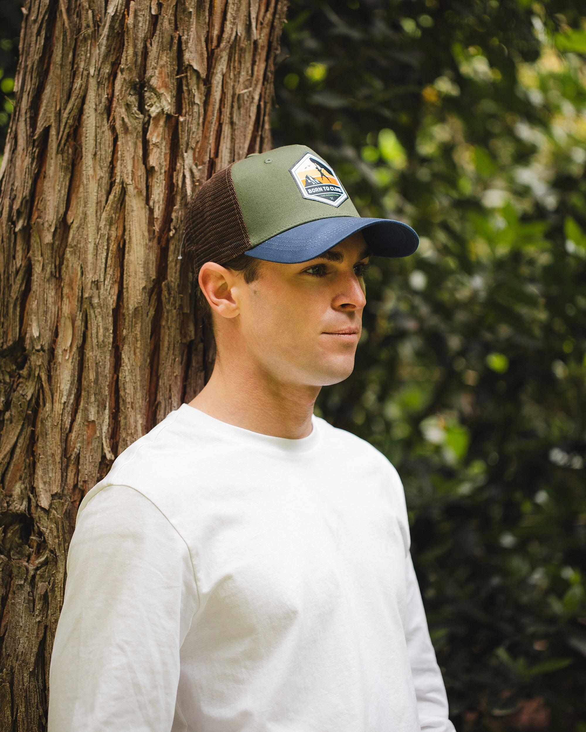 Gorra Trucker Born to Climb Verde The Indian Face 5/5