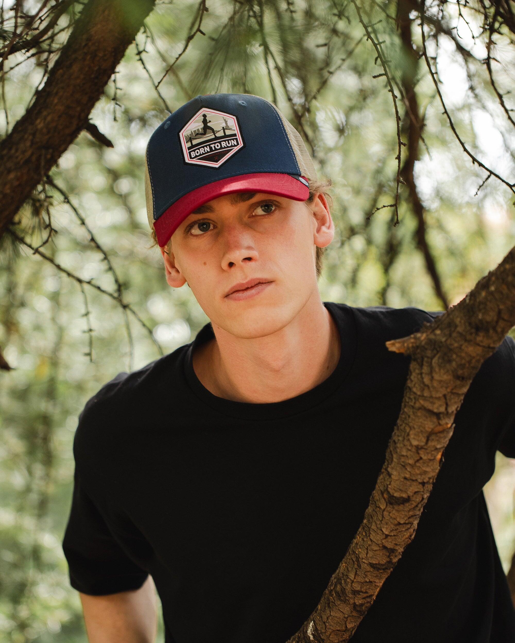 Unisex Outdoor Gorra Trucker Transpirable Ajustable Born to Run 5/5