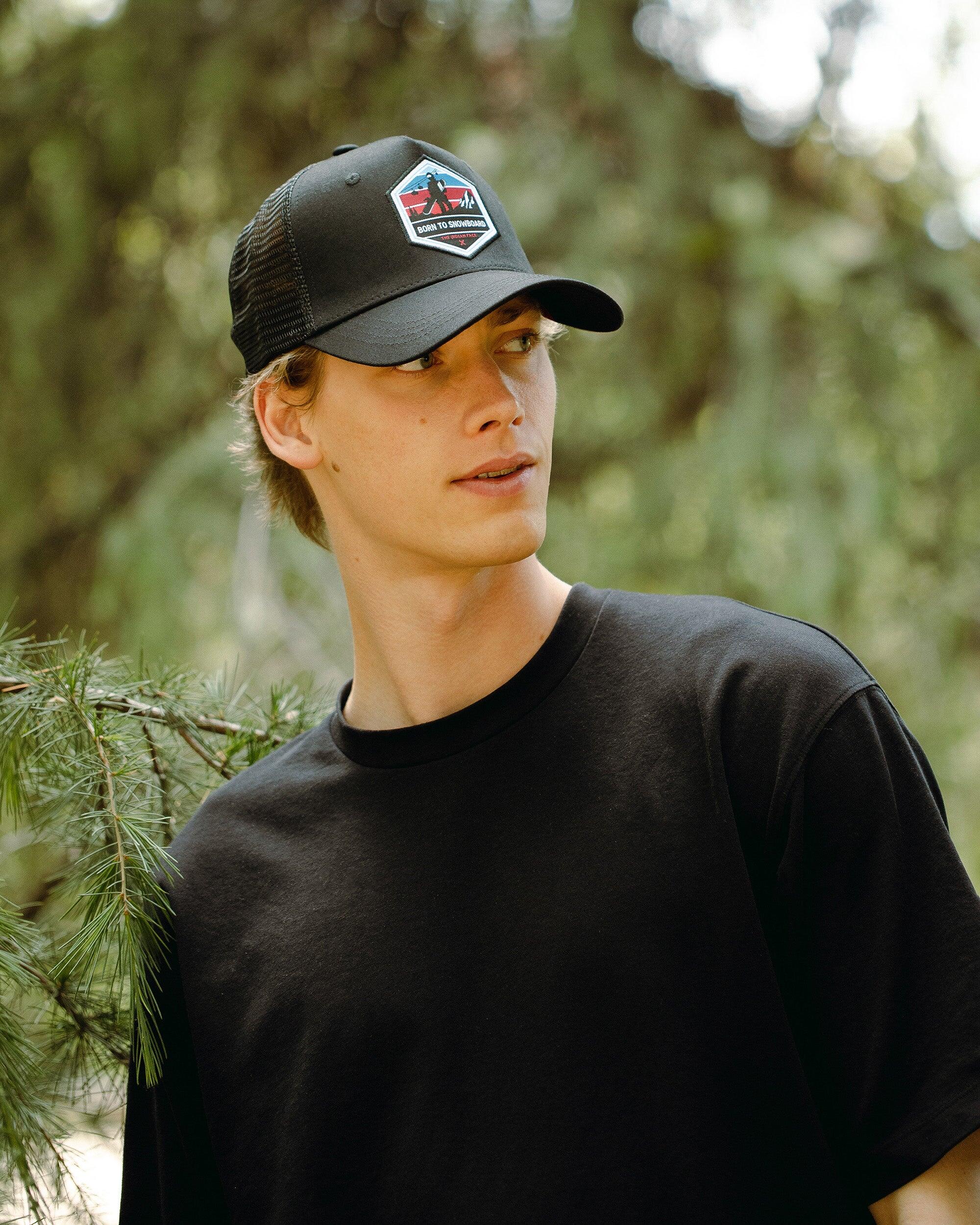 Unisex Outdoor Gorra Trucker Transpirable Ajustable Born to Snowboard 5/5