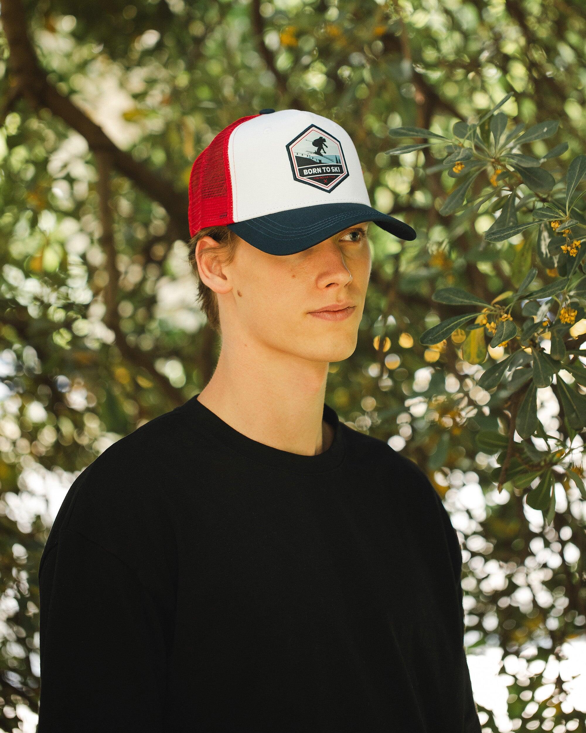 Unisex Outdoor Gorra Trucker Transpirable Ajustable Born to Ski 5/5