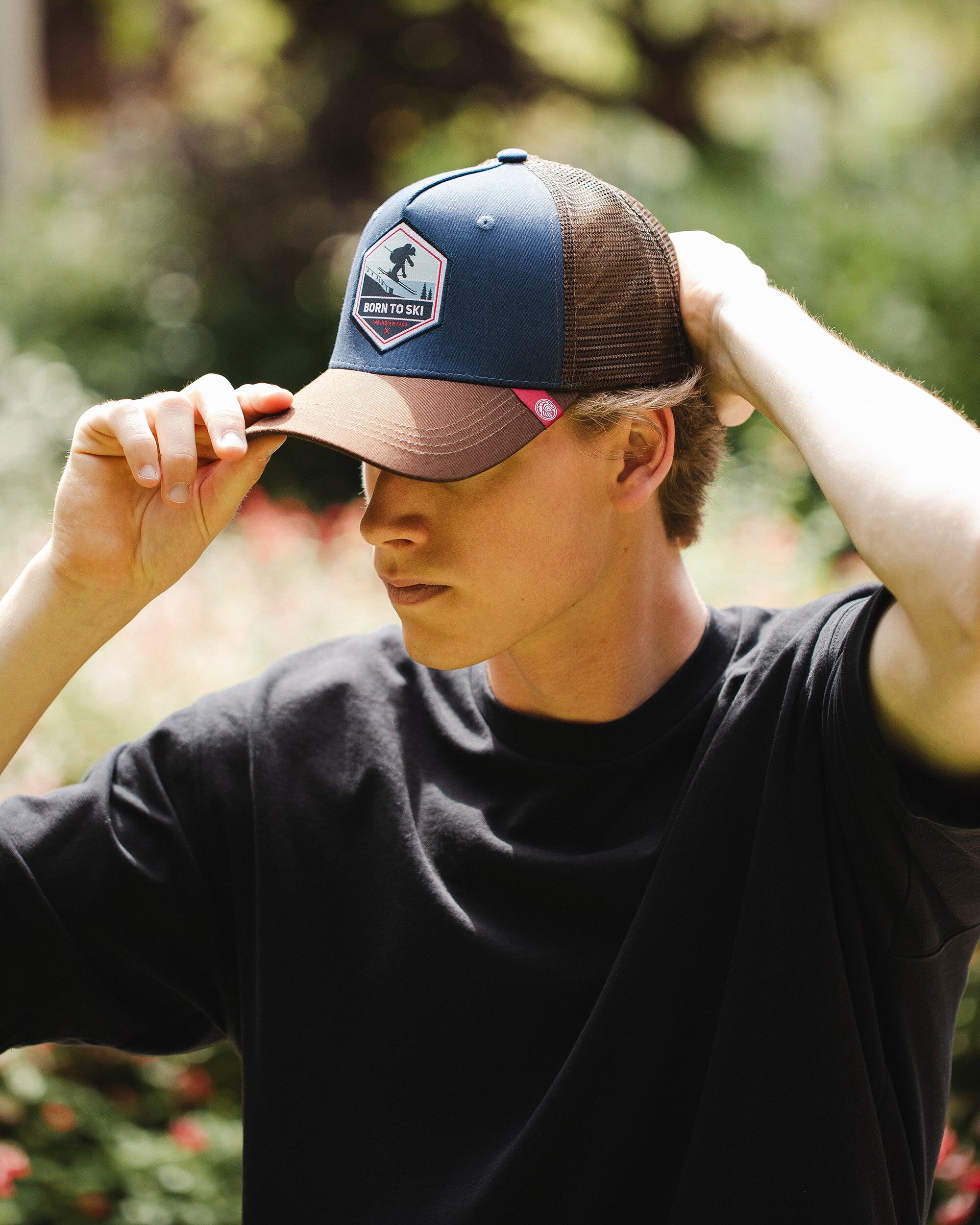 Unisex Outdoor Gorra Trucker Transpirable Ajustable Born to Ski 5/5