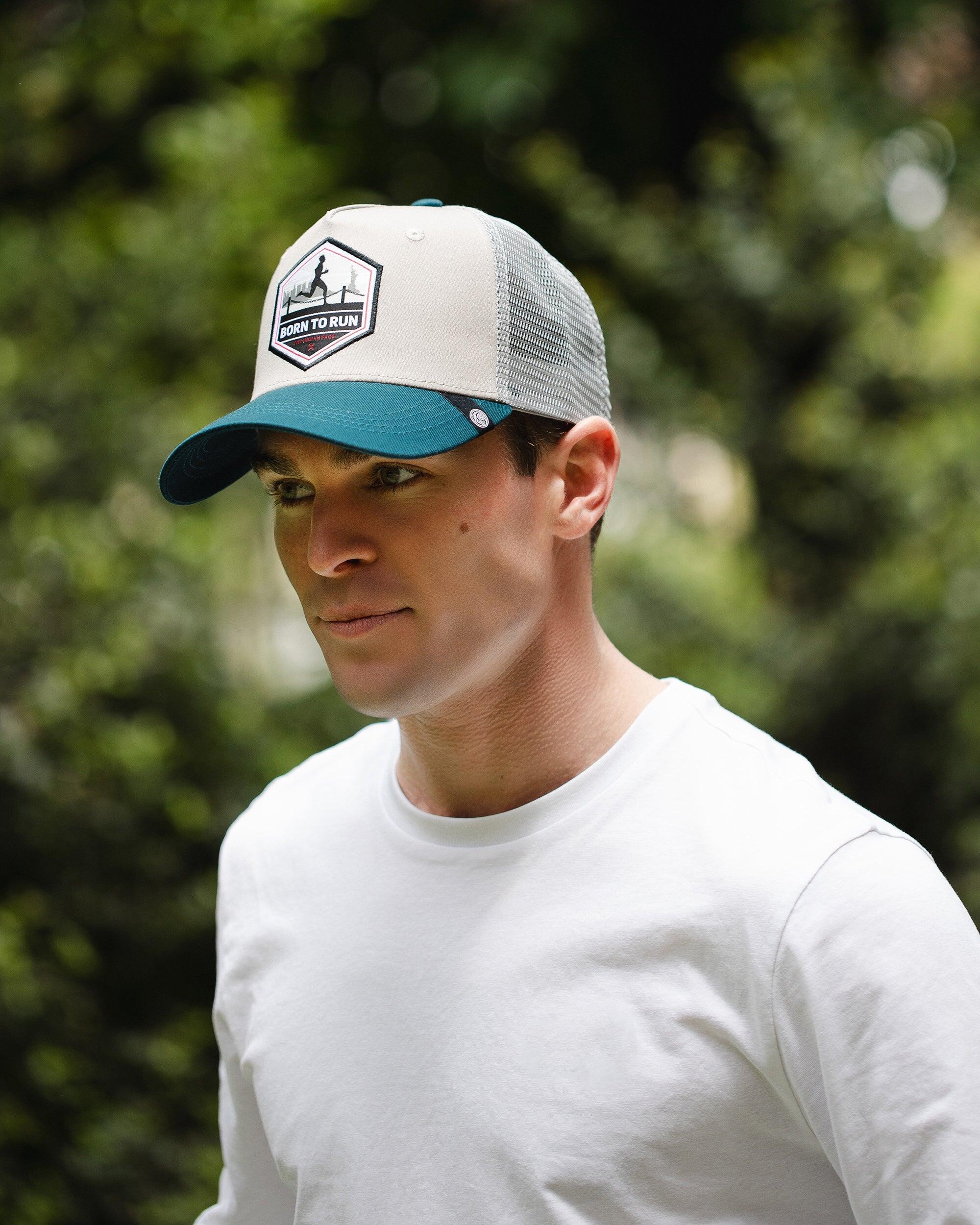 Unisex Outdoor Gorra Trucker Transpirable Ajustable Born to Run 5/5