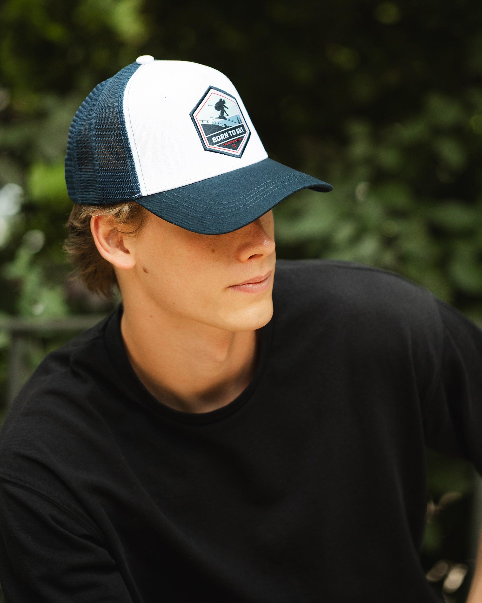 Unisex Outdoor Gorra Trucker Transpirable Ajustable Born to Ski 5/5