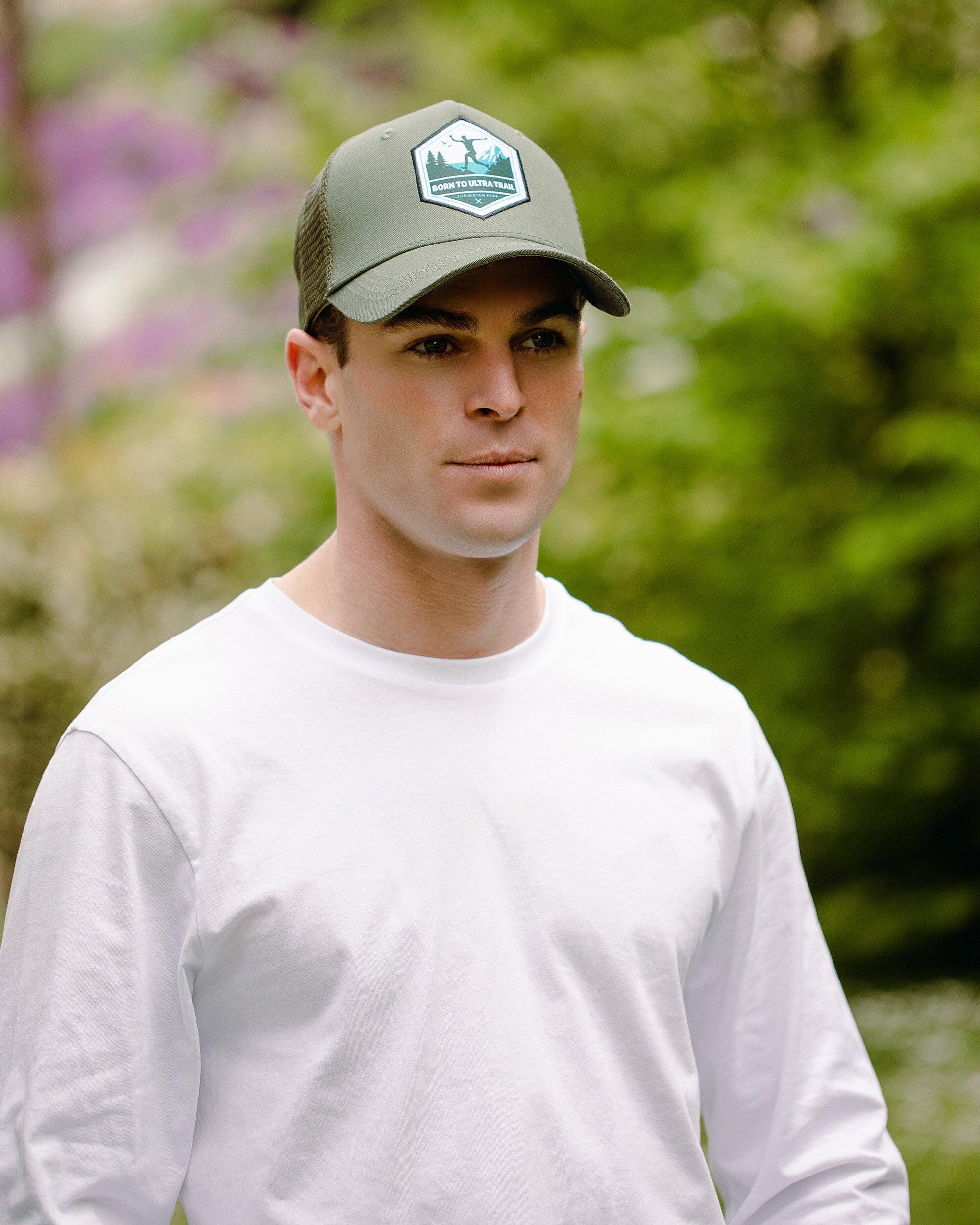 Unisex Outdoor Gorra Trucker Transpirable Ajustable Born to Ultratrail Green 5/5