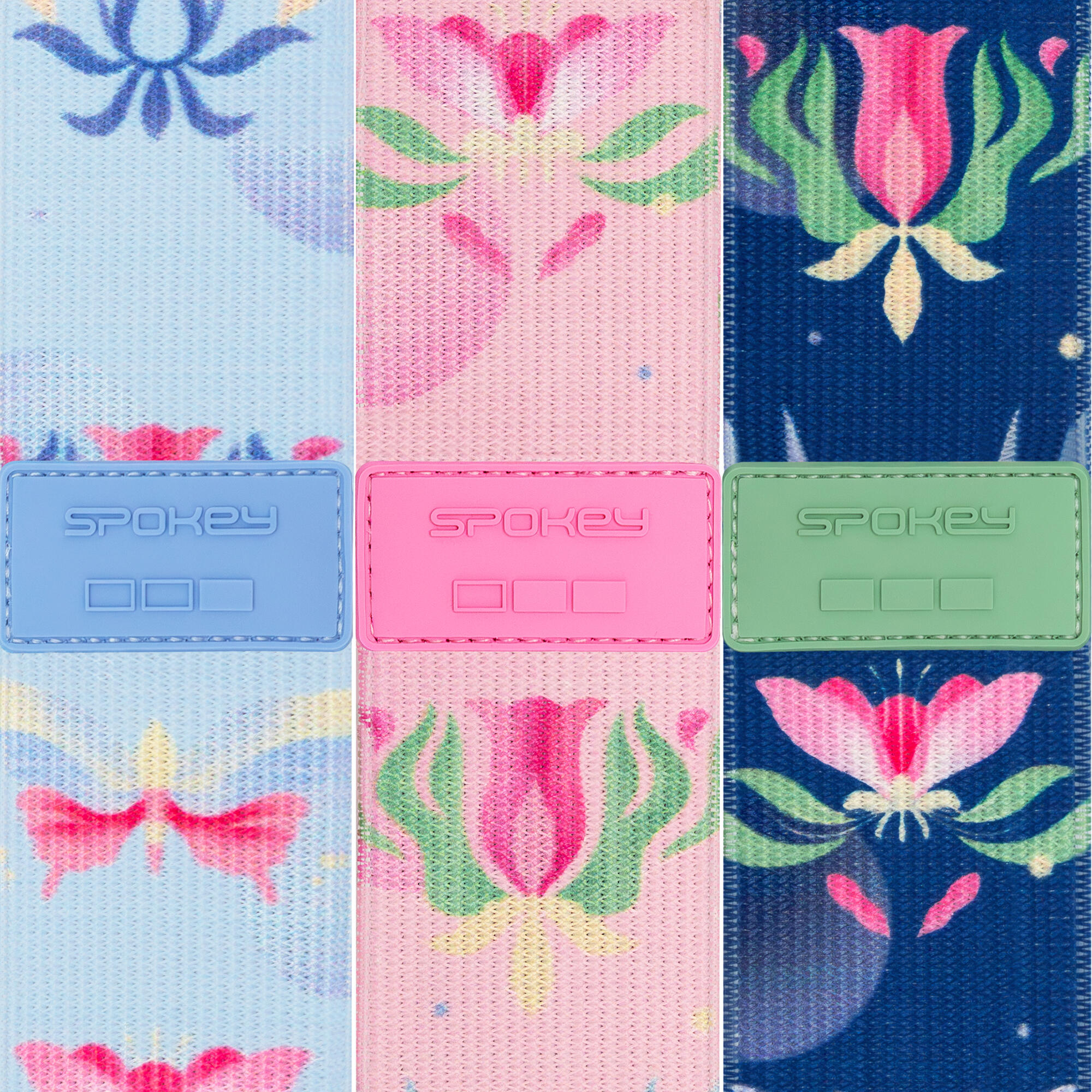 Bandas de fitness Spokey The Bloom Set 4/6