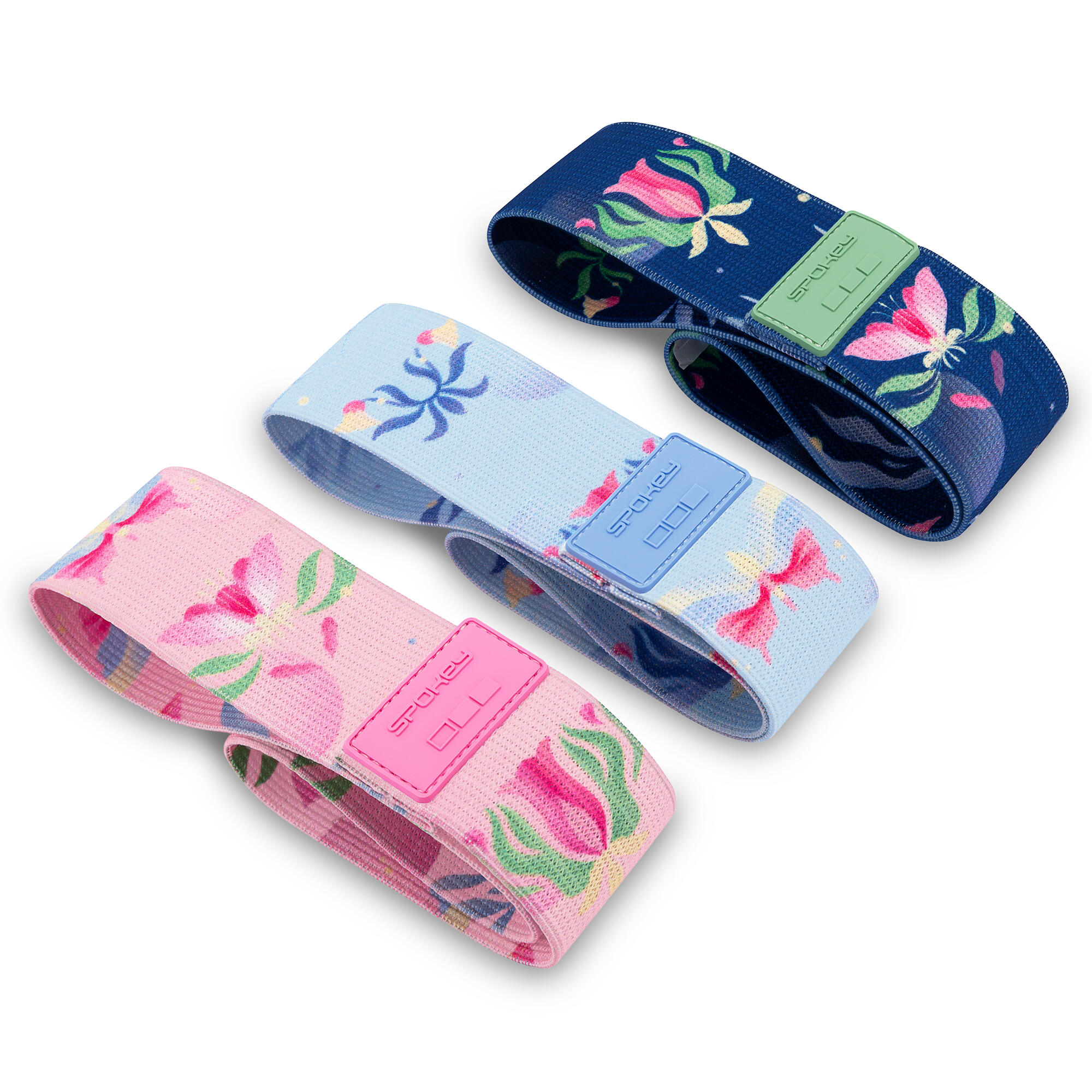 Bandas de fitness Spokey The Bloom Set 3/6