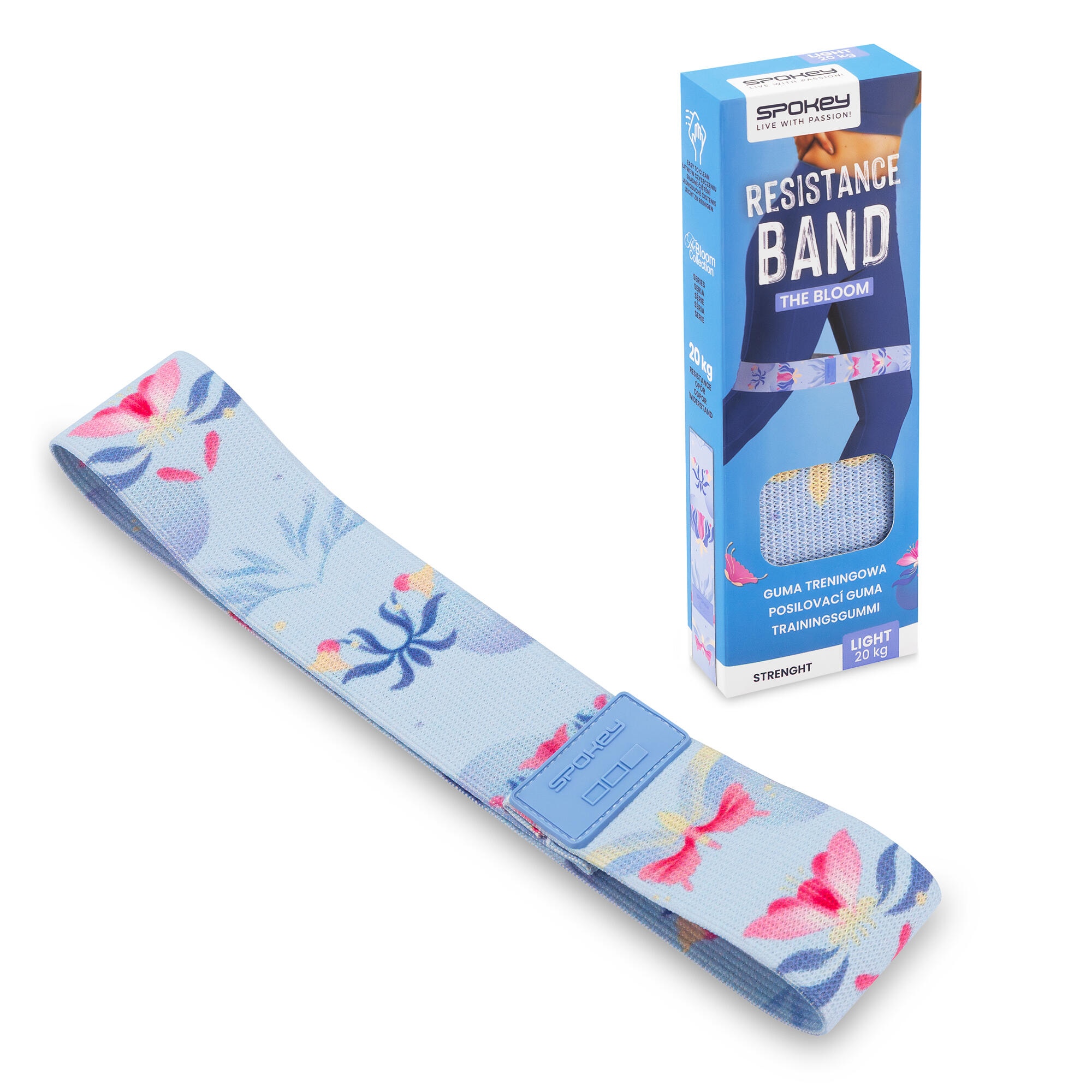 Guma fitness do ćwiczeń Spokey The Bloom Elastic Band 6/6