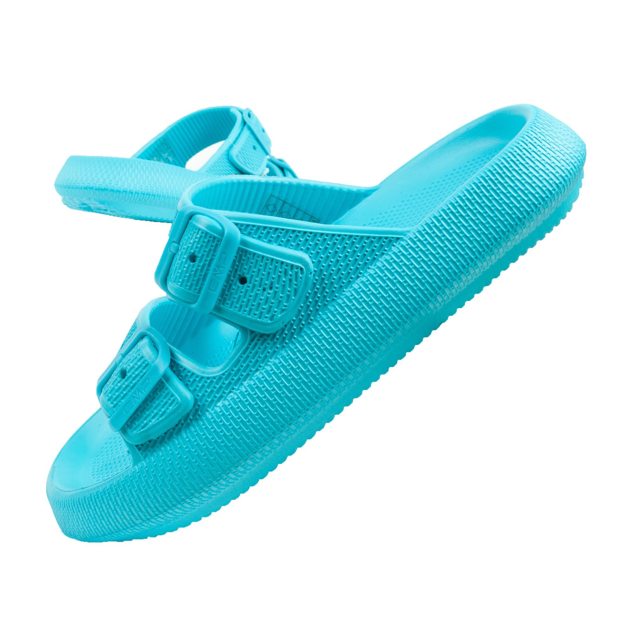 Cmp - Sandales De Sport Pour Femmes Cmp Belem Slipper Turquoise Confortables - Claquettes - Bleu - Decathlon