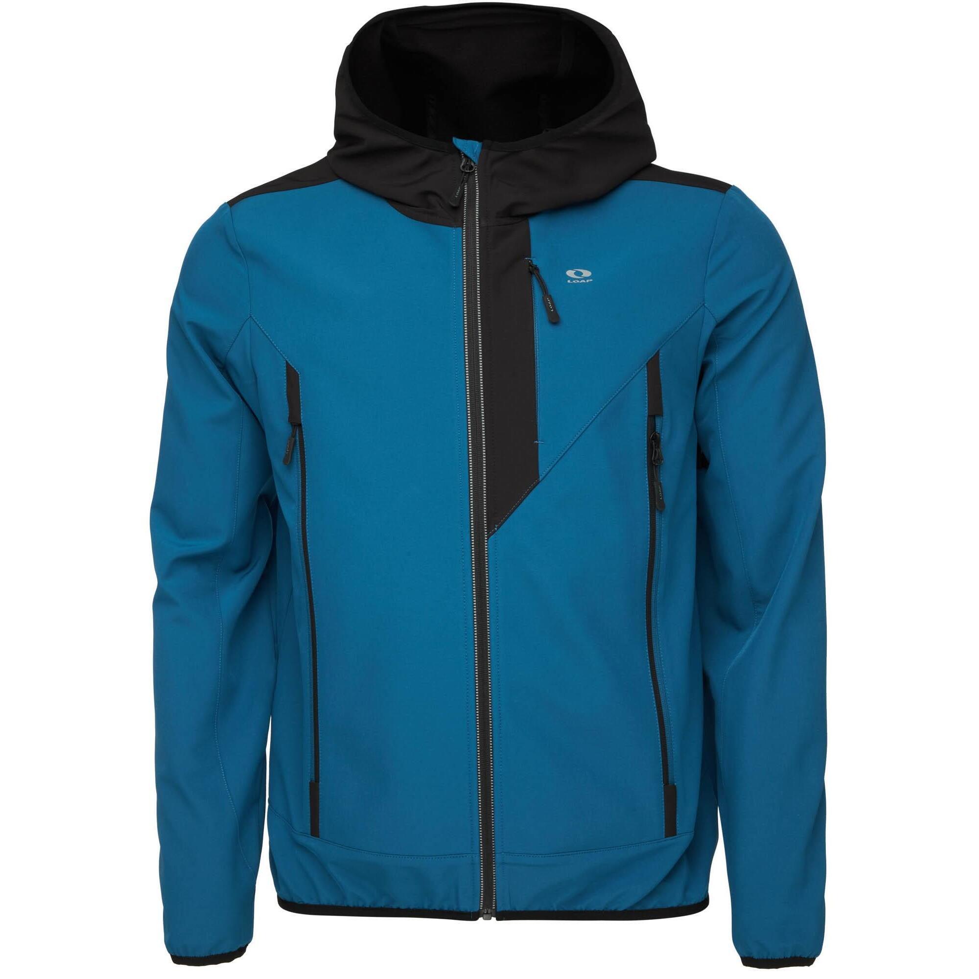 Zooplements - Loap Ursun Veste Softshell Homme, Blu/black, S - Softshell - Bleu - Decathlon