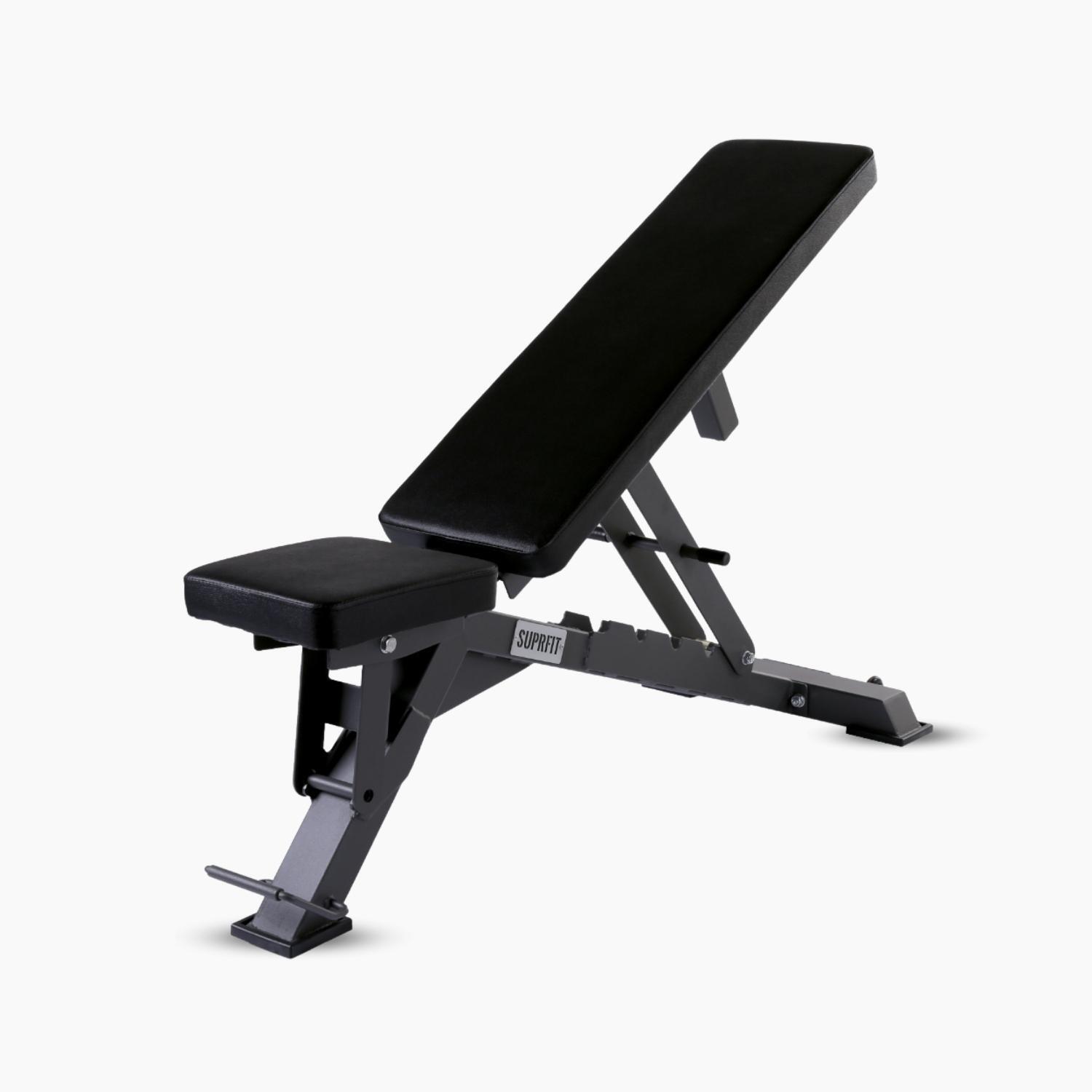 Banco de musculação hallgard suprfit - cinzento