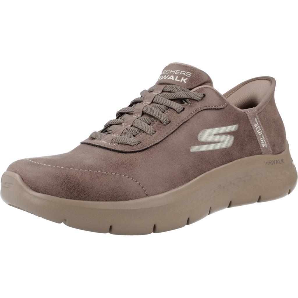 SKECHERS Ténis Skechers Modelo Go Walk Flex - Mali Slip-ins Cor Castanho
